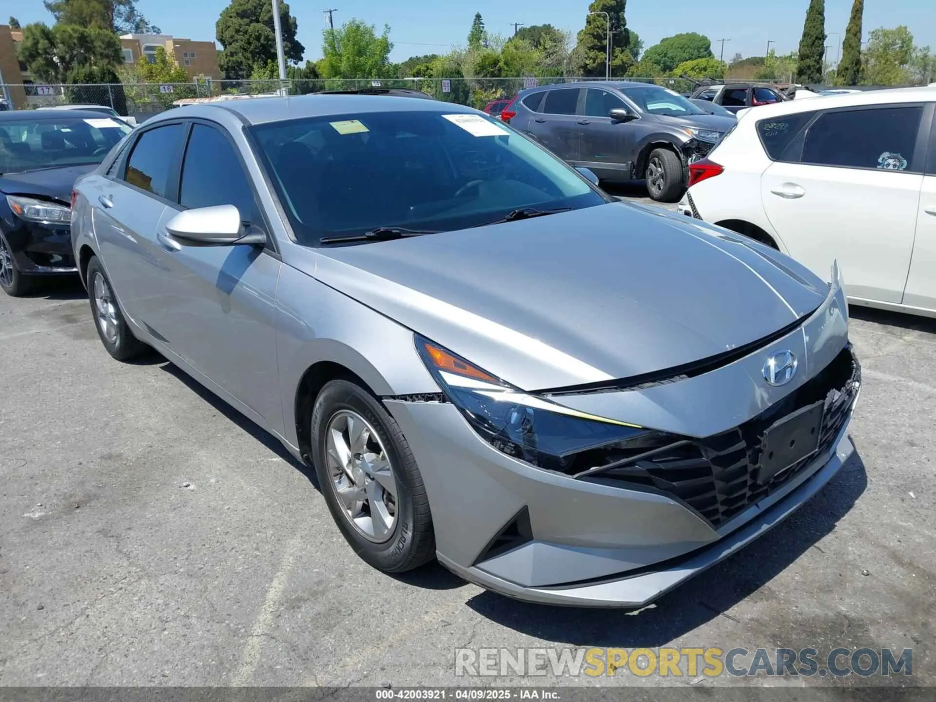 1 fotografías del automóvil dañado 5NPLL4AGXMH041042 HYUNDAI ELANTRA 2021
