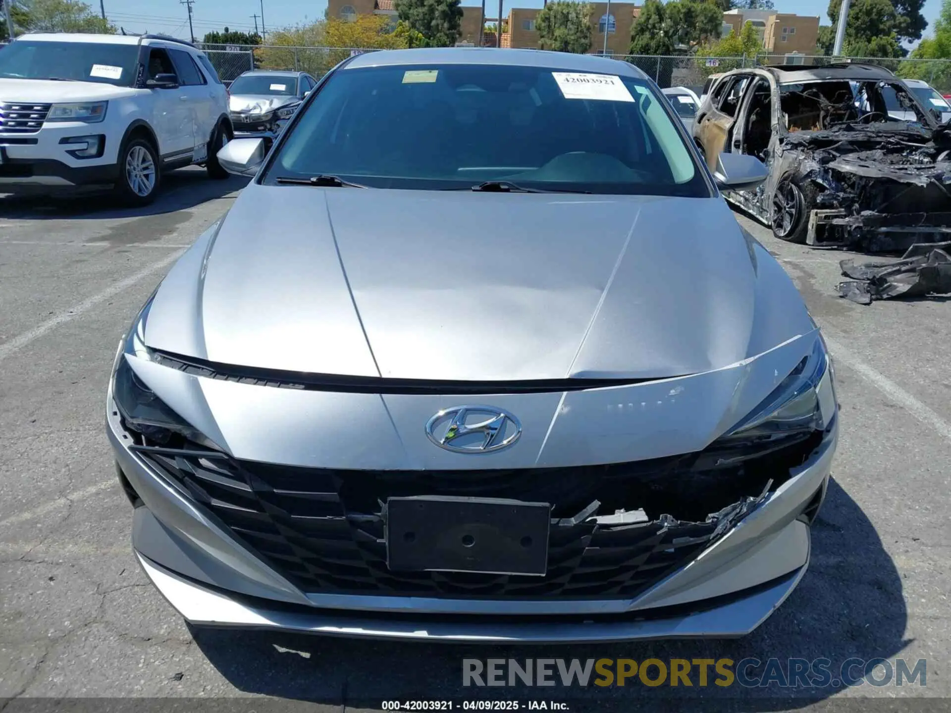 12 fotografías del automóvil dañado 5NPLL4AGXMH041042 HYUNDAI ELANTRA 2021