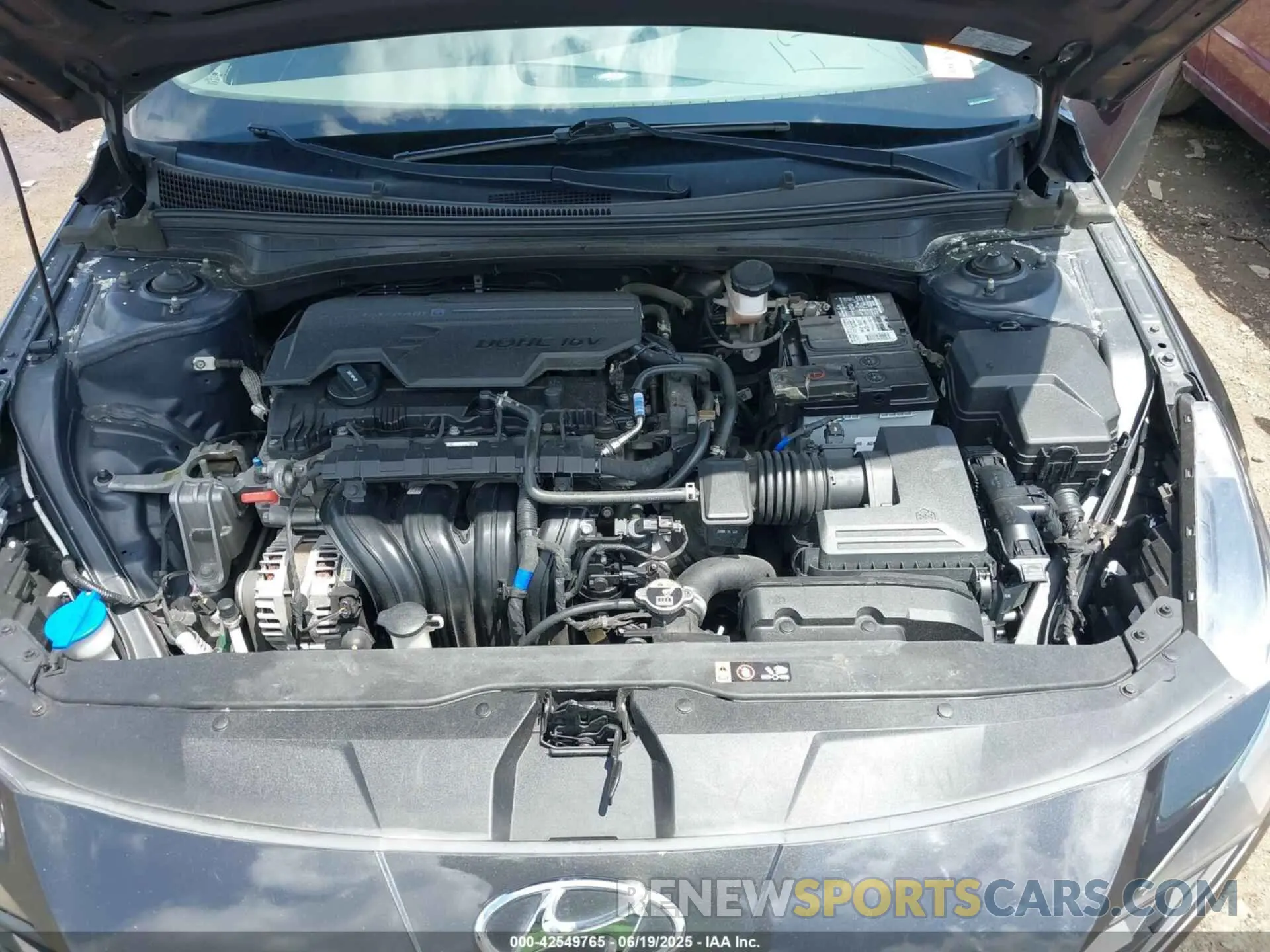 10 fotografías del automóvil dañado 5NPLL4AGXMH050534 HYUNDAI ELANTRA 2021