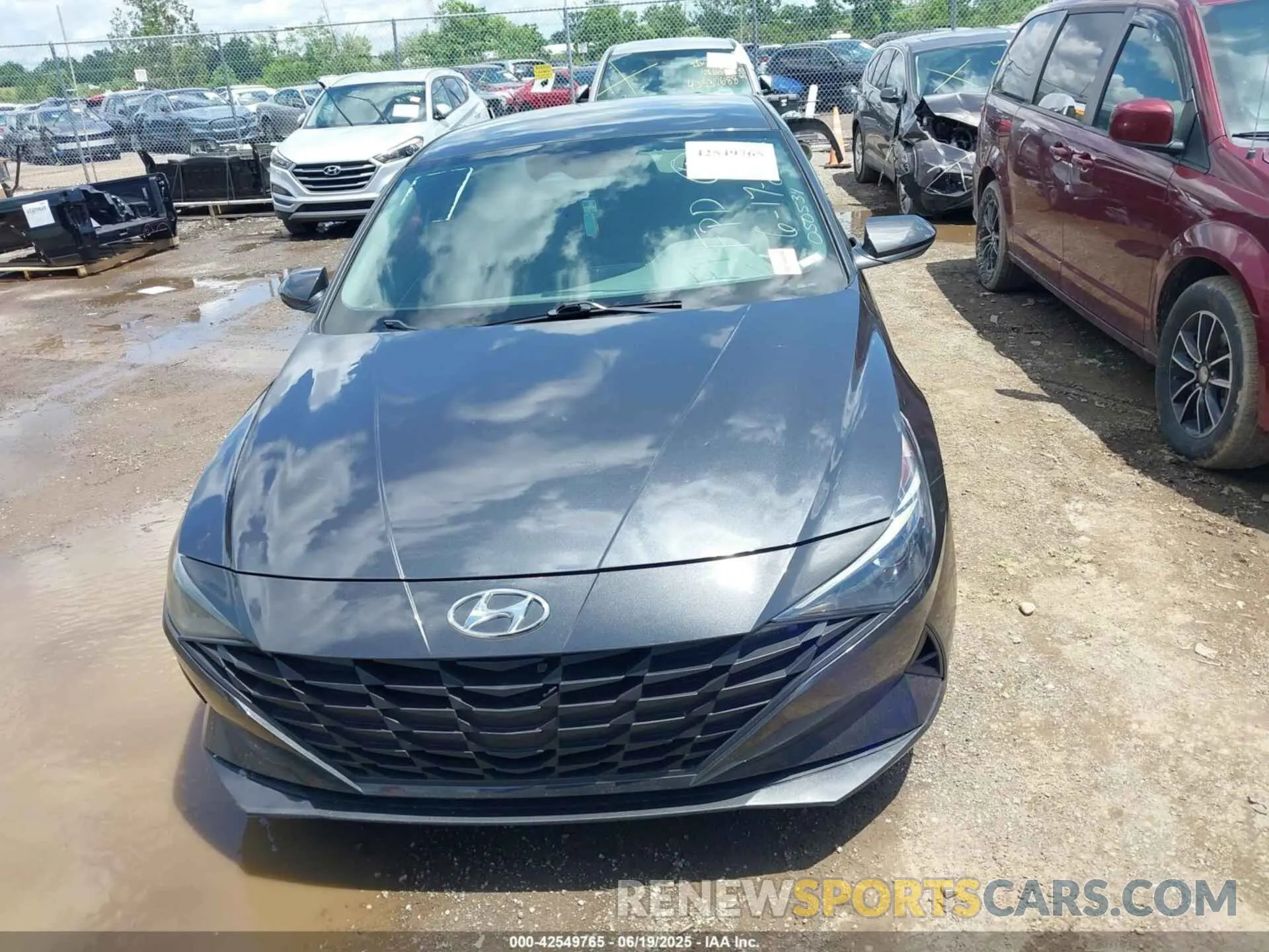 13 fotografías del automóvil dañado 5NPLL4AGXMH050534 HYUNDAI ELANTRA 2021