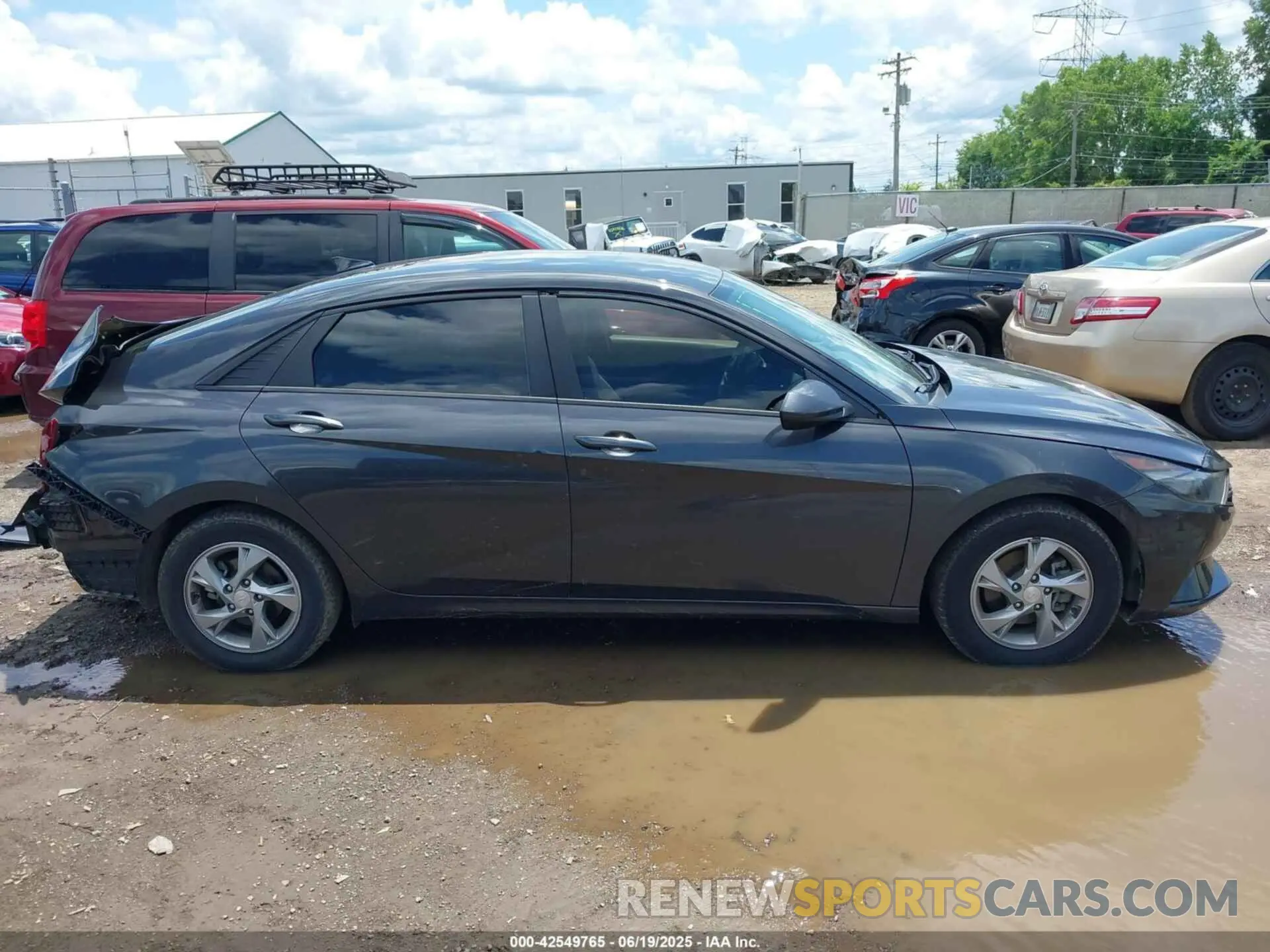 14 fotografías del automóvil dañado 5NPLL4AGXMH050534 HYUNDAI ELANTRA 2021