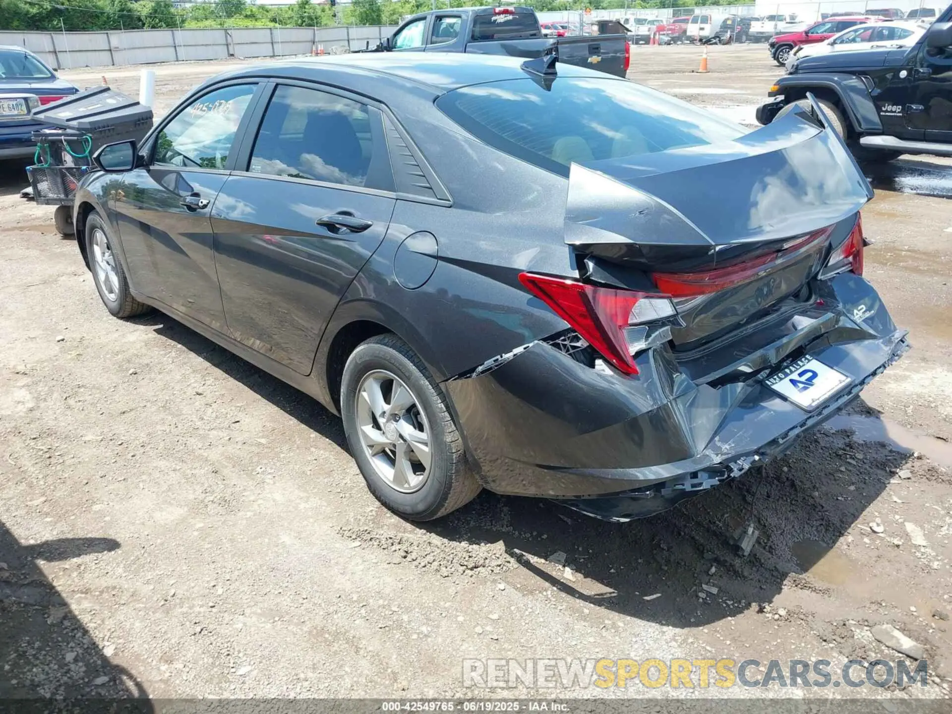 3 fotografías del automóvil dañado 5NPLL4AGXMH050534 HYUNDAI ELANTRA 2021