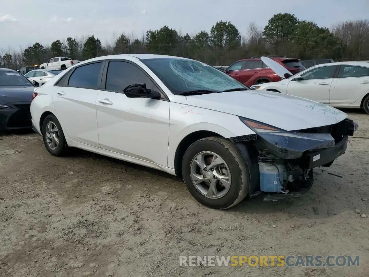 4 fotografías del automóvil dañado 5NPLL4AGXMH052851 HYUNDAI ELANTRA 2021