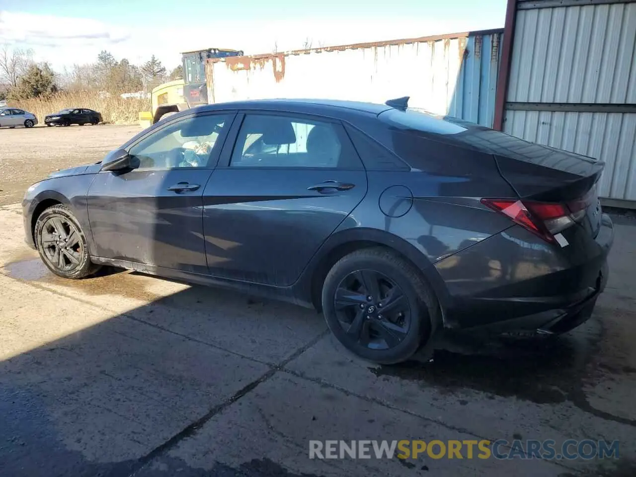 2 fotografías del automóvil dañado 5NPLM4AG0MH001355 HYUNDAI ELANTRA 2021