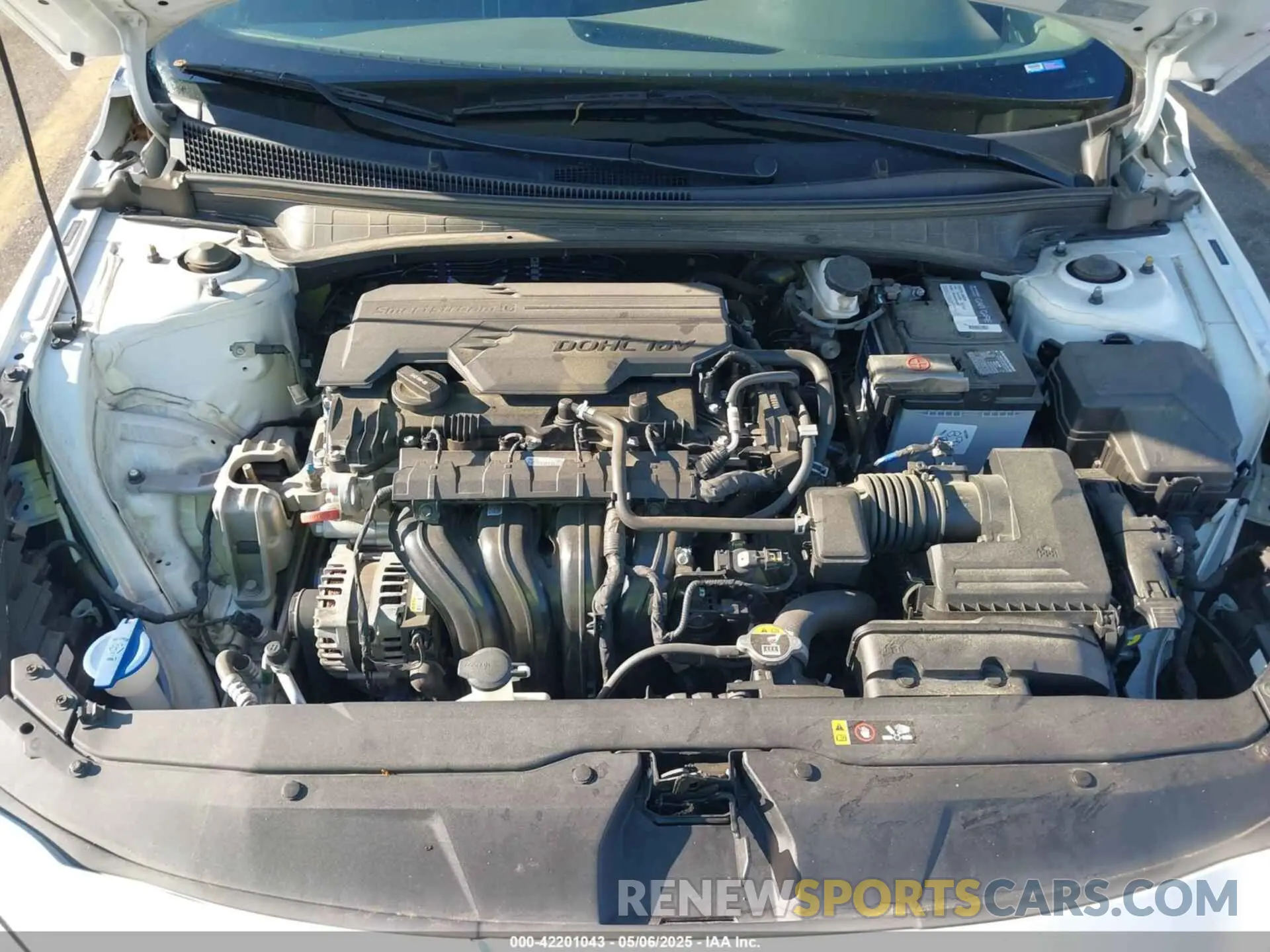 10 fotografías del automóvil dañado 5NPLM4AG0MH012114 HYUNDAI ELANTRA 2021