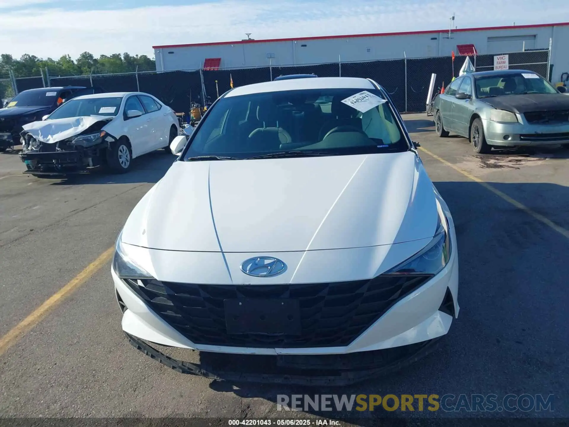 12 fotografías del automóvil dañado 5NPLM4AG0MH012114 HYUNDAI ELANTRA 2021