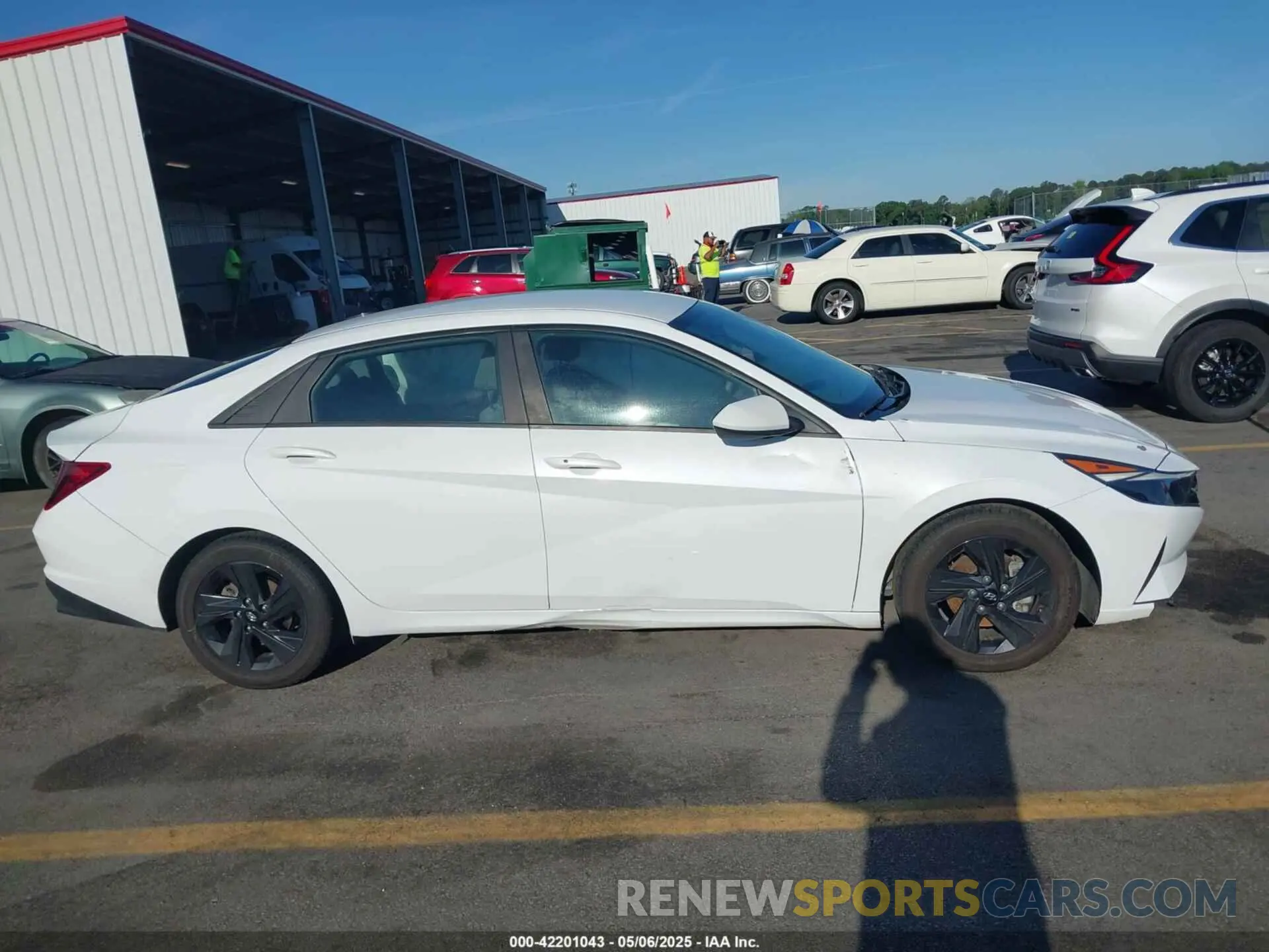 13 fotografías del automóvil dañado 5NPLM4AG0MH012114 HYUNDAI ELANTRA 2021