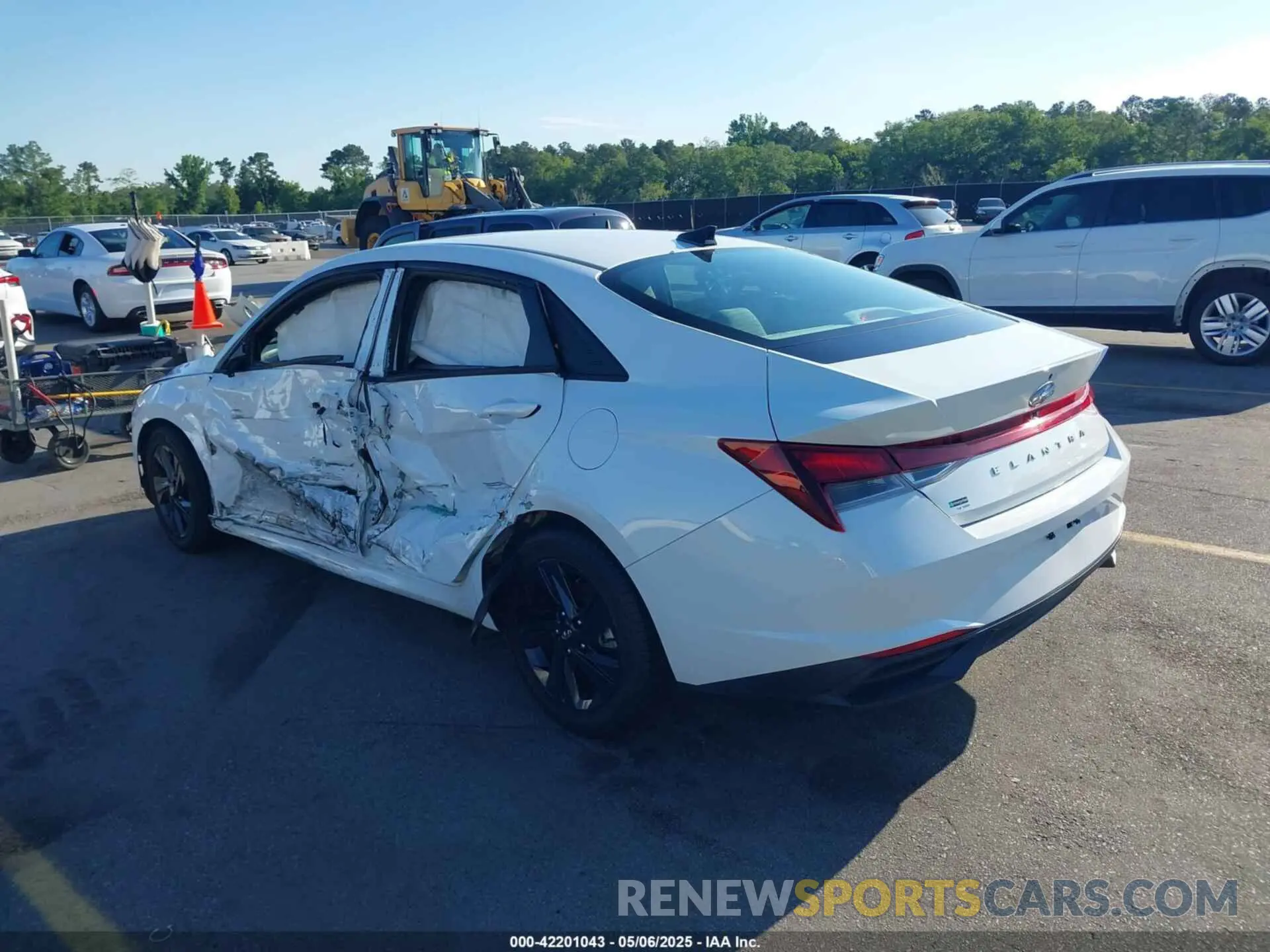 3 fotografías del automóvil dañado 5NPLM4AG0MH012114 HYUNDAI ELANTRA 2021
