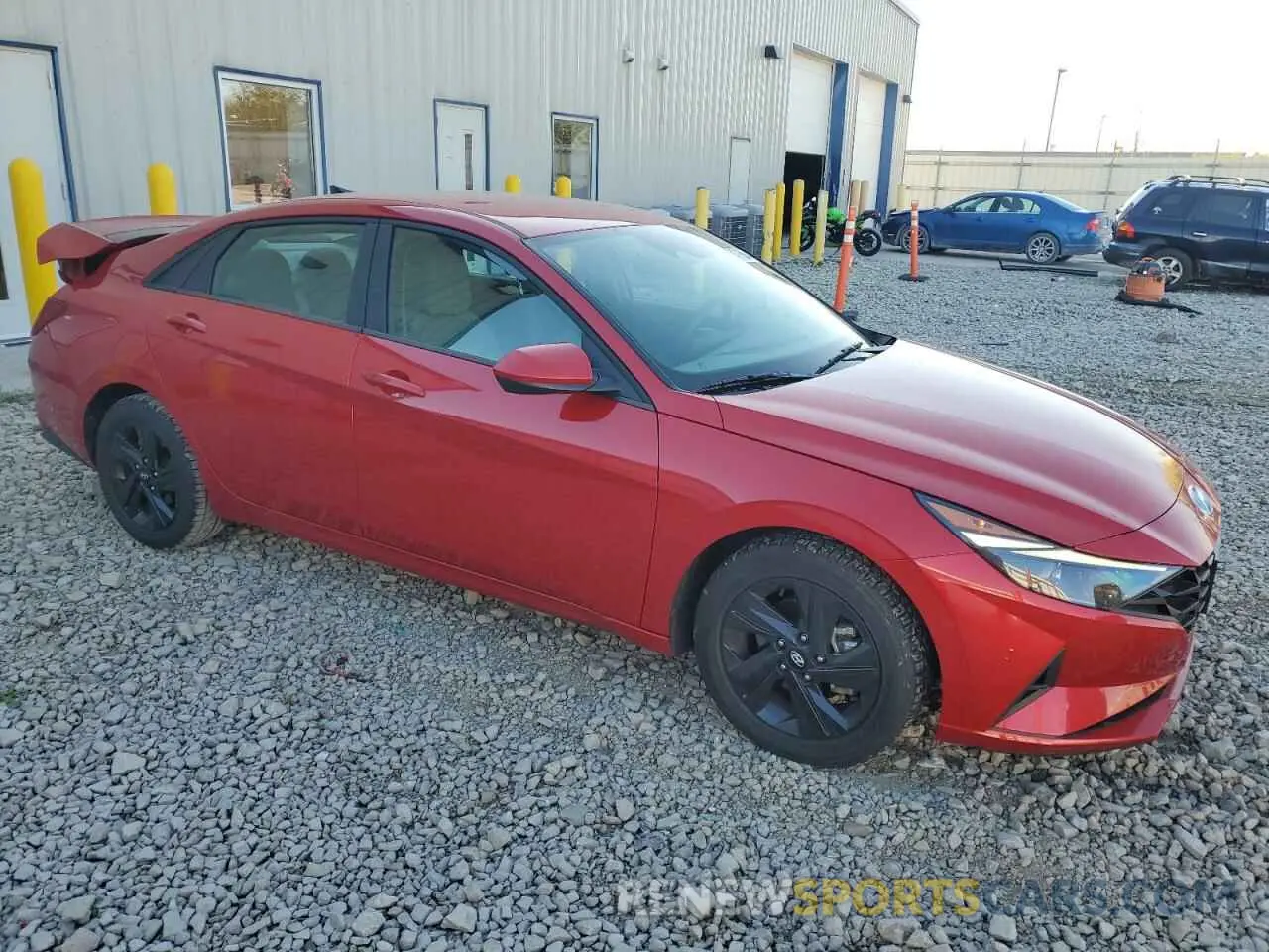 4 fotografías del automóvil dañado 5NPLM4AG0MH051446 HYUNDAI ELANTRA 2021