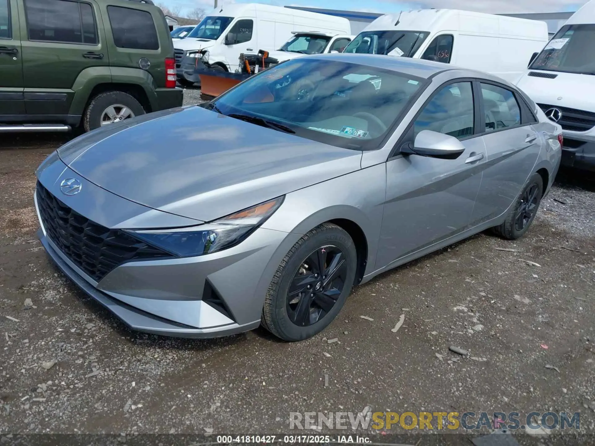 2 fotografías del automóvil dañado 5NPLM4AG1MH002031 HYUNDAI ELANTRA 2021