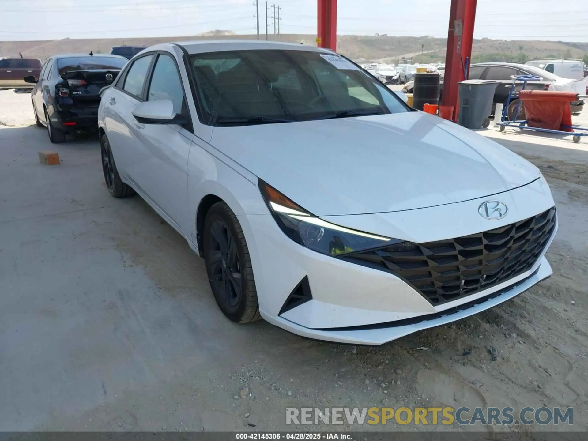 1 fotografías del automóvil dañado 5NPLM4AG1MH004328 HYUNDAI ELANTRA 2021