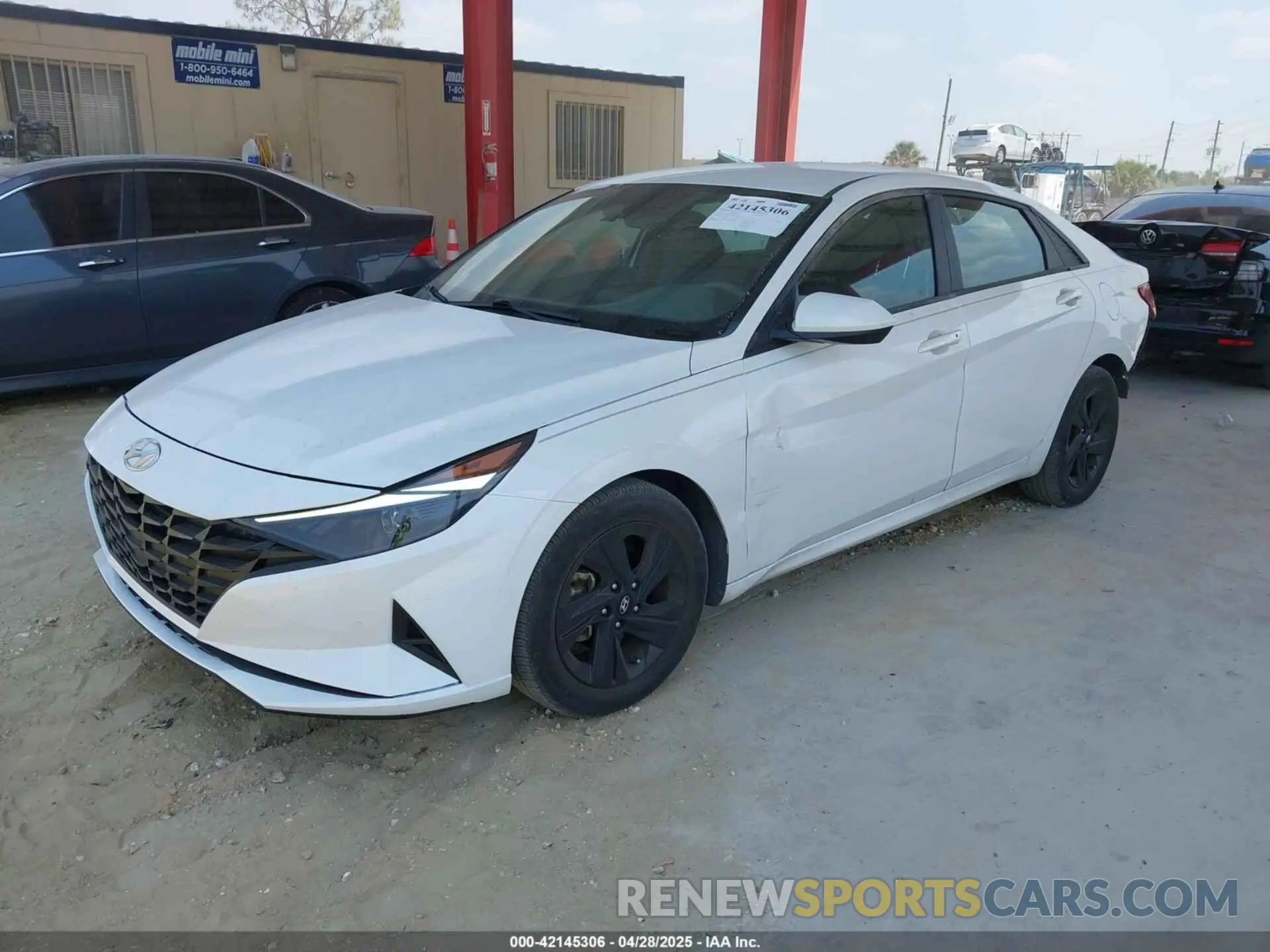 2 fotografías del automóvil dañado 5NPLM4AG1MH004328 HYUNDAI ELANTRA 2021