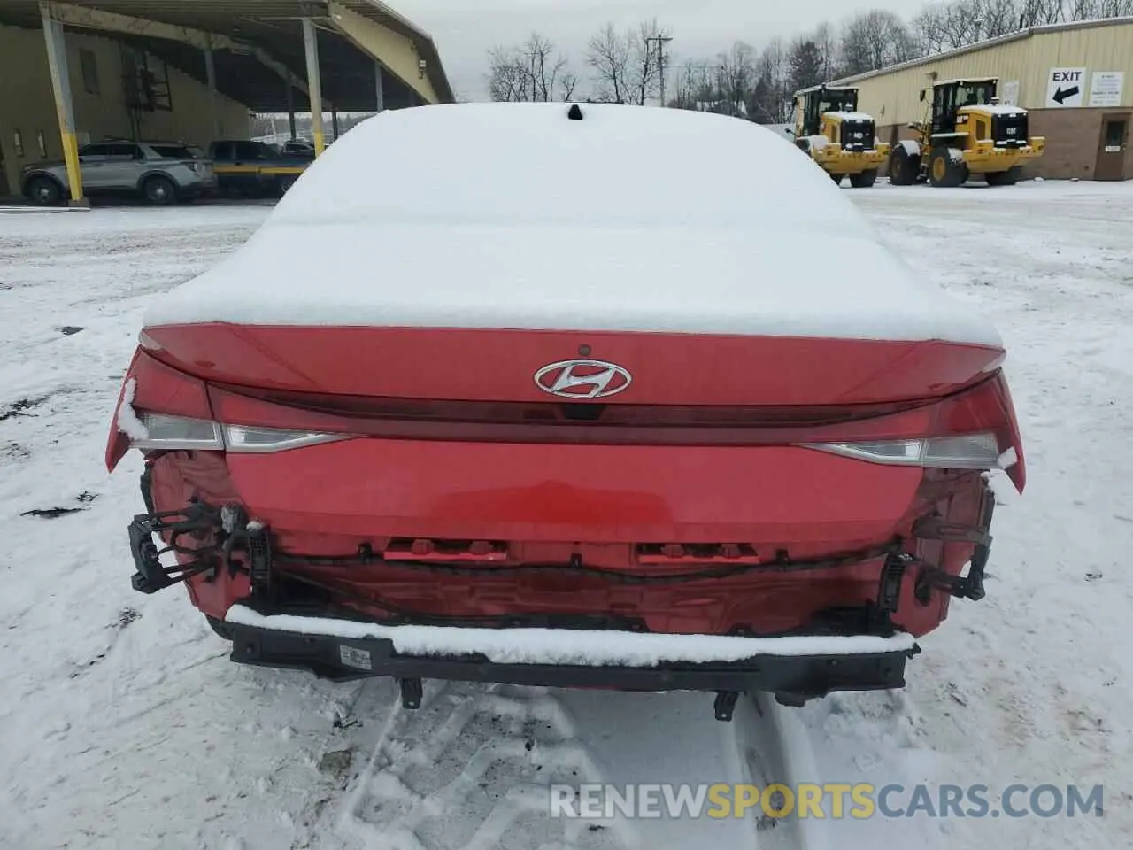 6 fotografías del automóvil dañado 5NPLM4AG1MH006418 HYUNDAI ELANTRA 2021