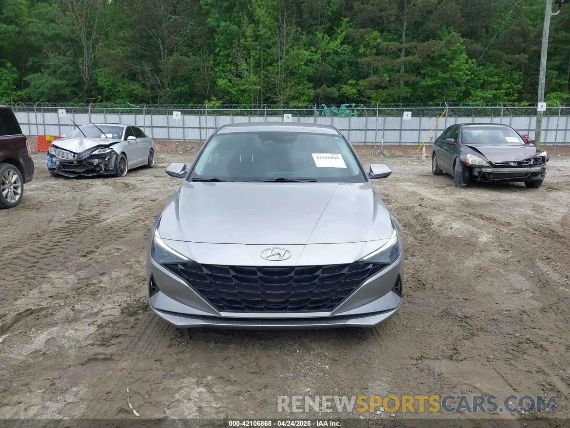 12 fotografías del automóvil dañado 5NPLM4AG1MH008475 HYUNDAI ELANTRA 2021