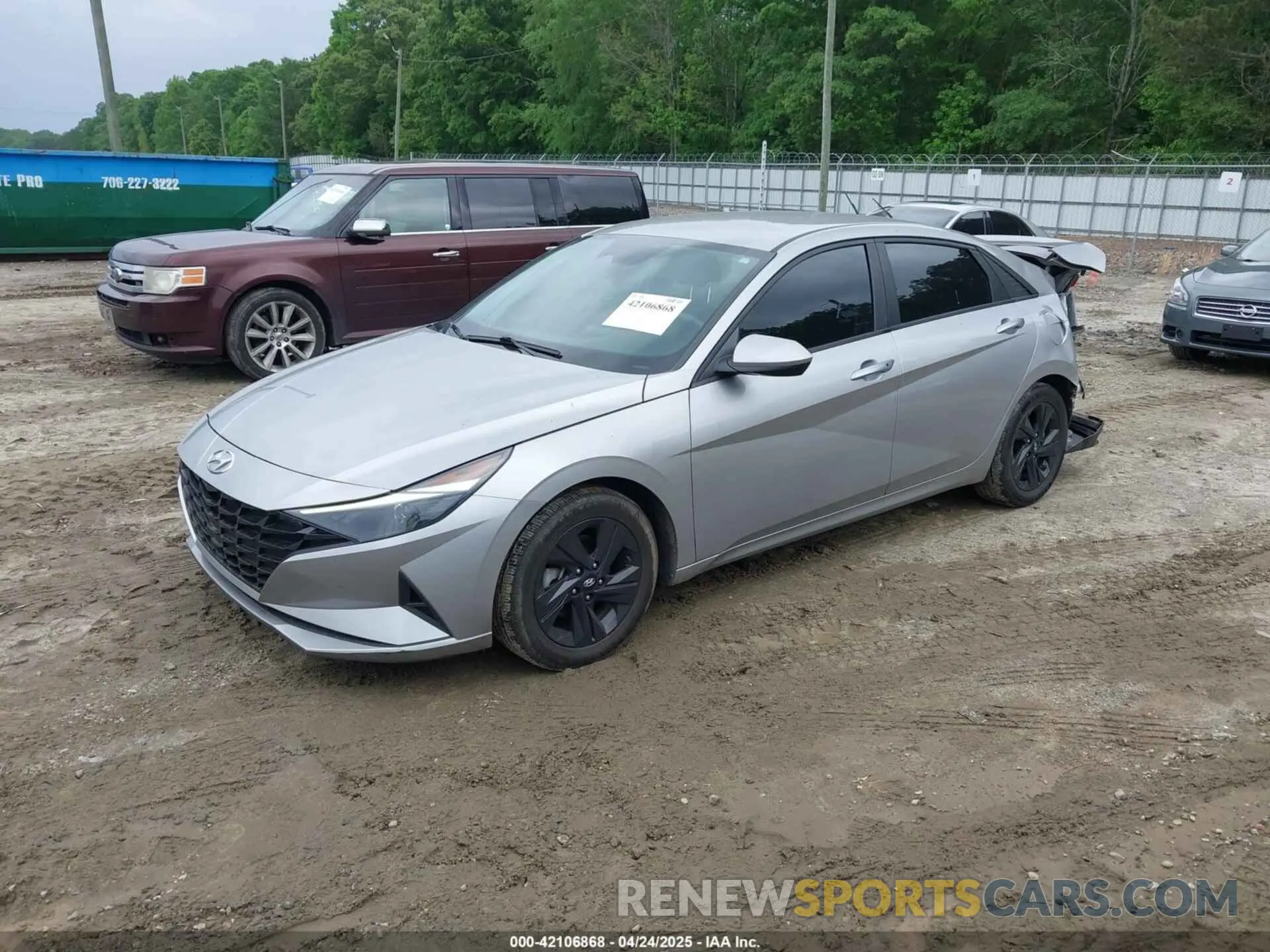 2 fotografías del automóvil dañado 5NPLM4AG1MH008475 HYUNDAI ELANTRA 2021