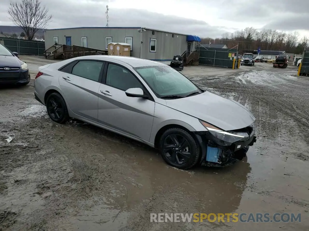 4 fotografías del automóvil dañado 5NPLM4AG1MH021324 HYUNDAI ELANTRA 2021