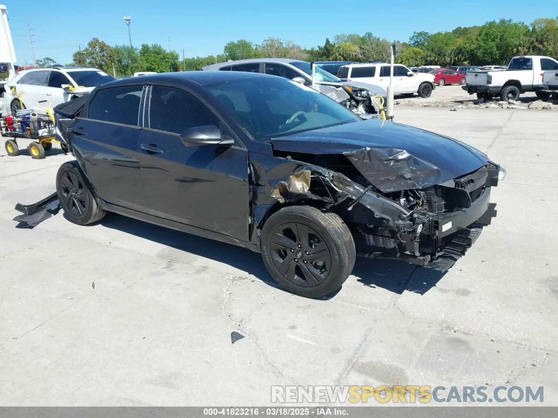 1 fotografías del automóvil dañado 5NPLM4AG1MH022084 HYUNDAI ELANTRA 2021