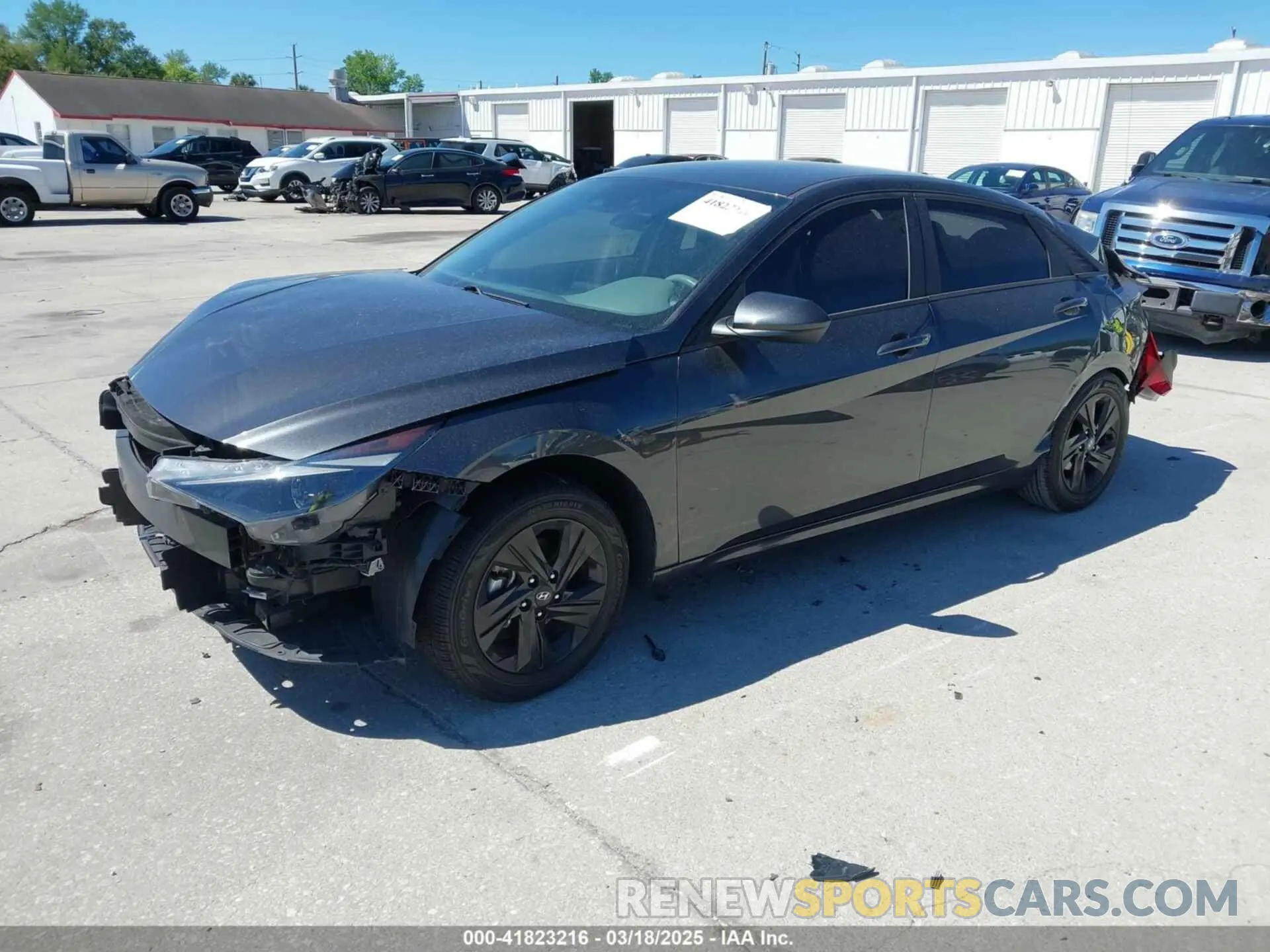 2 fotografías del automóvil dañado 5NPLM4AG1MH022084 HYUNDAI ELANTRA 2021
