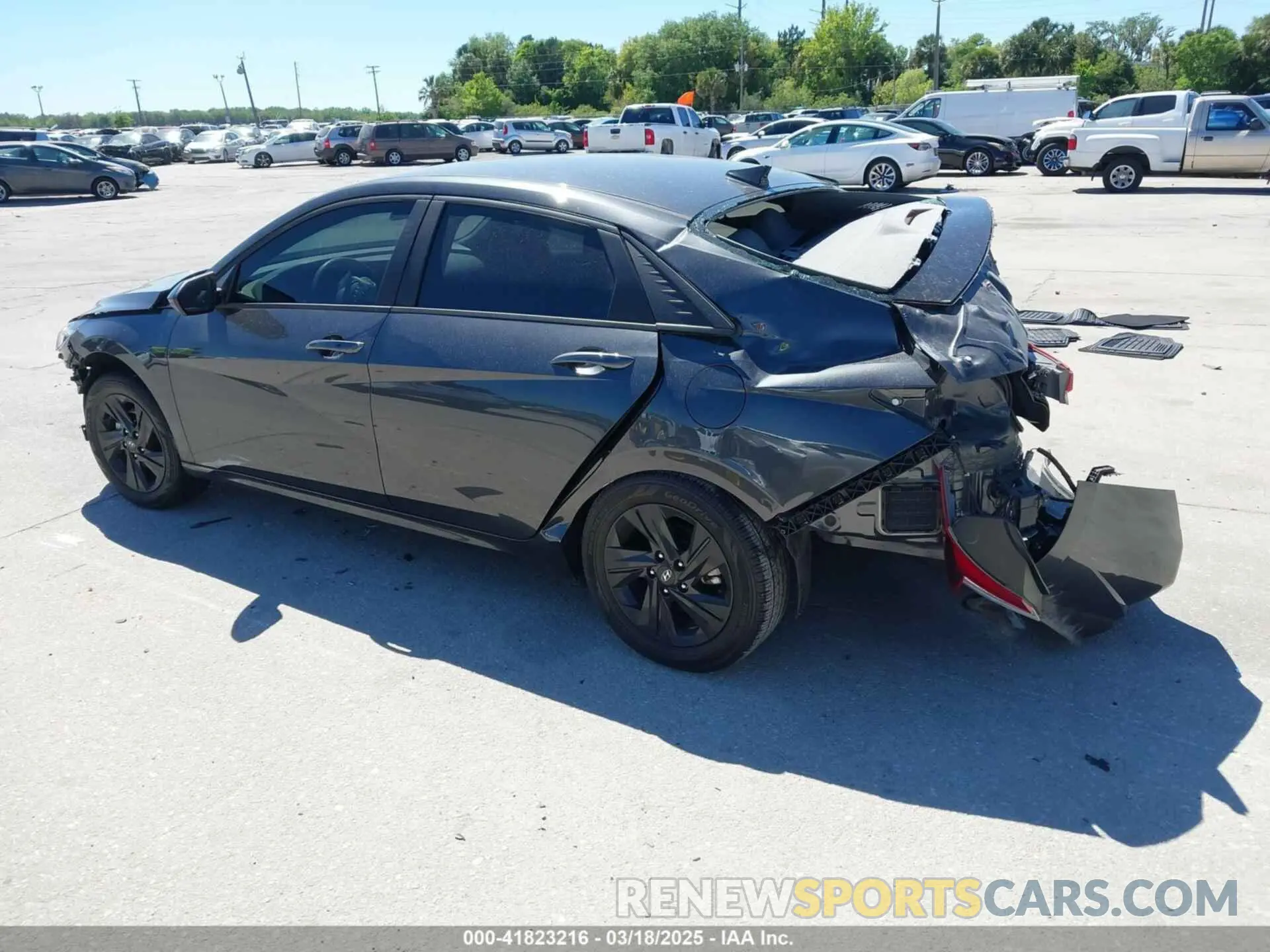 3 fotografías del automóvil dañado 5NPLM4AG1MH022084 HYUNDAI ELANTRA 2021