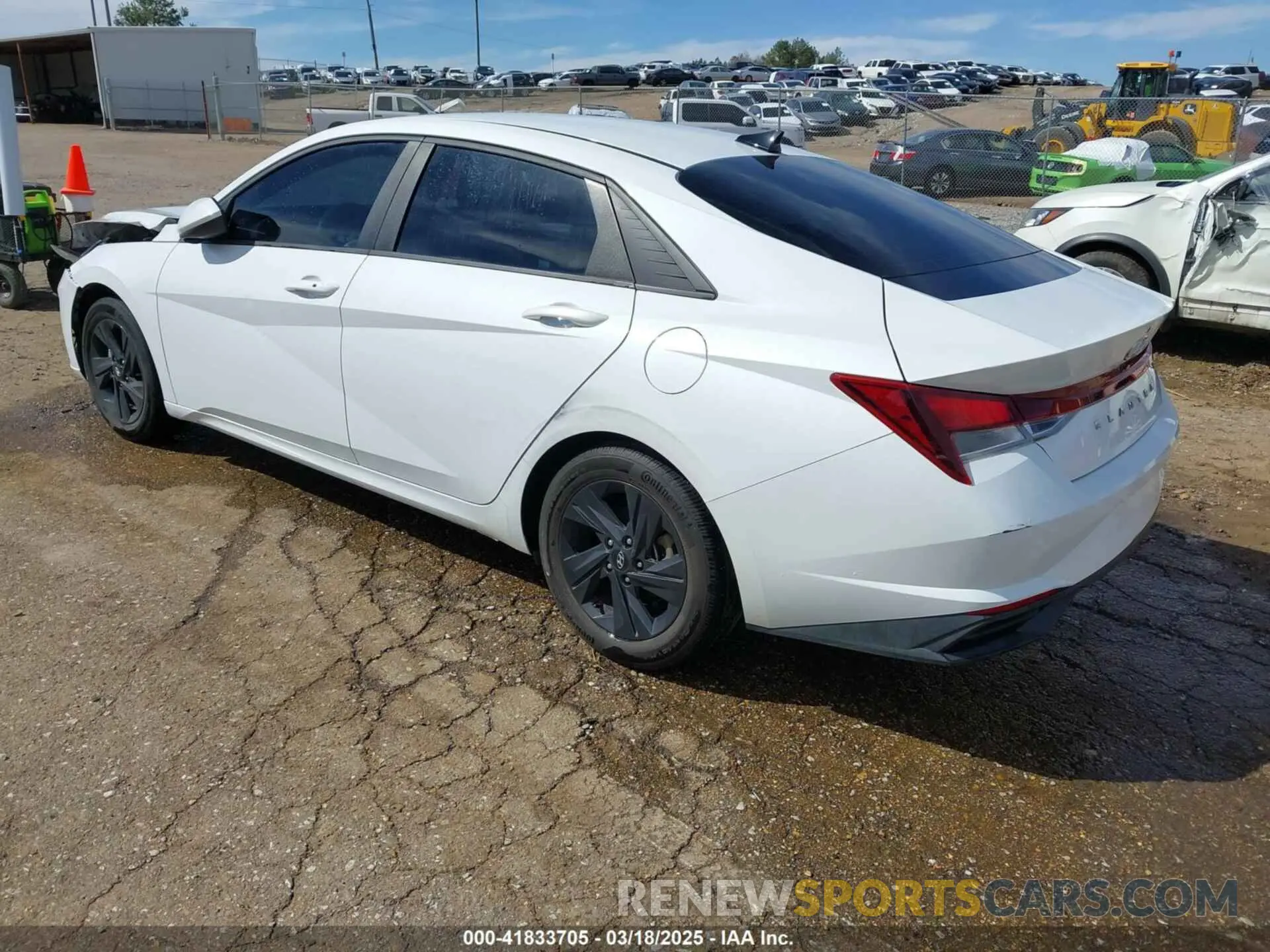 3 fotografías del automóvil dañado 5NPLM4AG1MH025762 HYUNDAI ELANTRA 2021