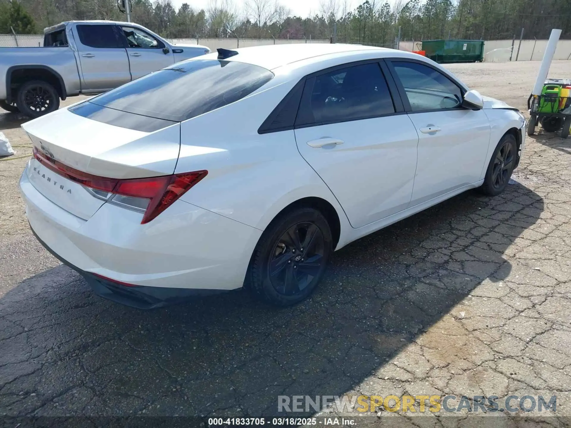 4 fotografías del automóvil dañado 5NPLM4AG1MH025762 HYUNDAI ELANTRA 2021