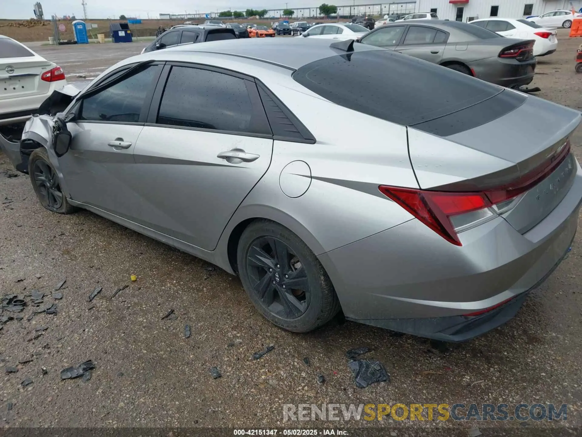 3 fotografías del automóvil dañado 5NPLM4AG1MH030055 HYUNDAI ELANTRA 2021