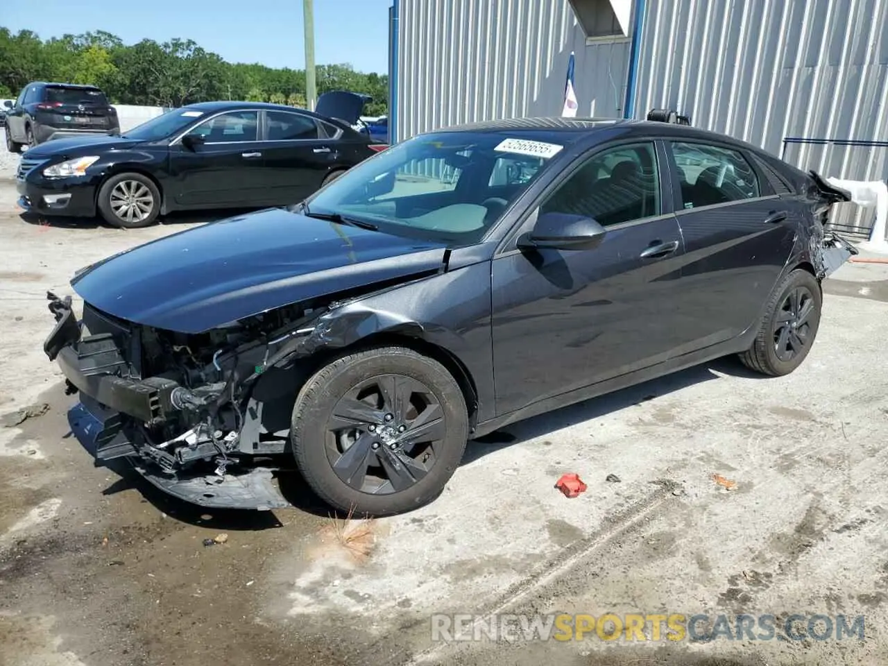 1 fotografías del automóvil dañado 5NPLM4AG1MH037474 HYUNDAI ELANTRA 2021