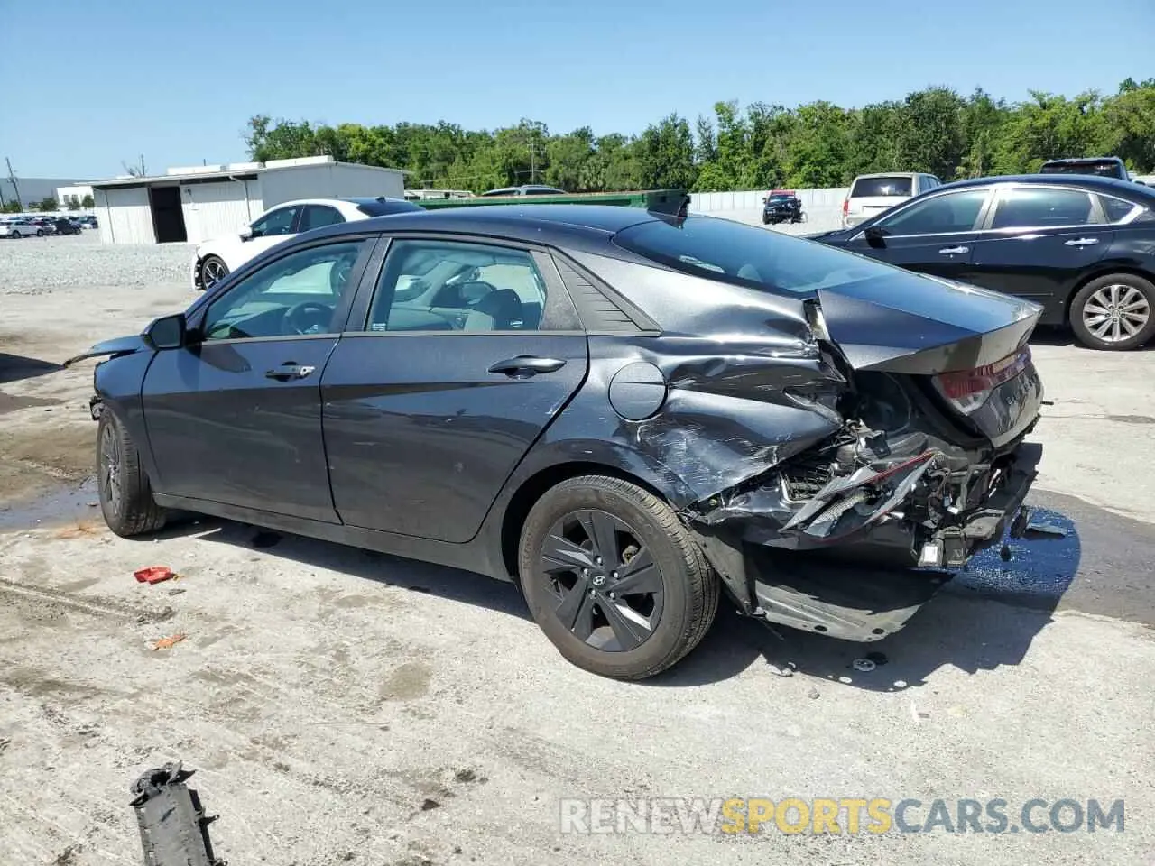 2 fotografías del automóvil dañado 5NPLM4AG1MH037474 HYUNDAI ELANTRA 2021