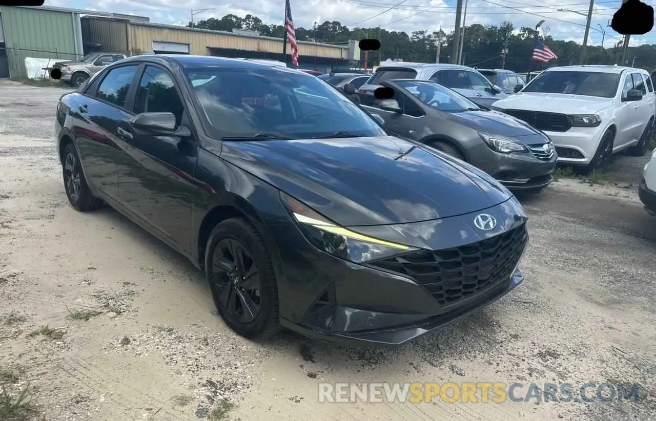 1 fotografías del automóvil dañado 5NPLM4AG2MH021333 HYUNDAI ELANTRA 2021