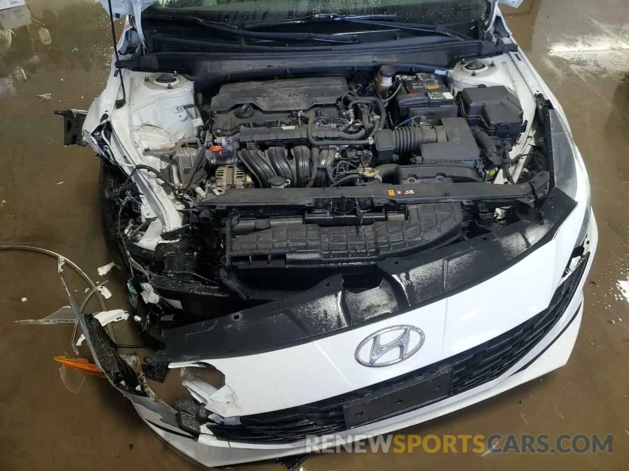 11 fotografías del automóvil dañado 5NPLM4AG3MH008056 HYUNDAI ELANTRA 2021