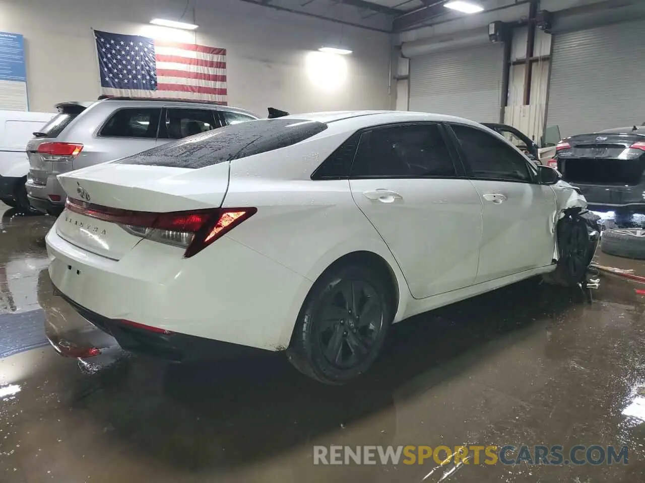 3 fotografías del automóvil dañado 5NPLM4AG3MH008056 HYUNDAI ELANTRA 2021