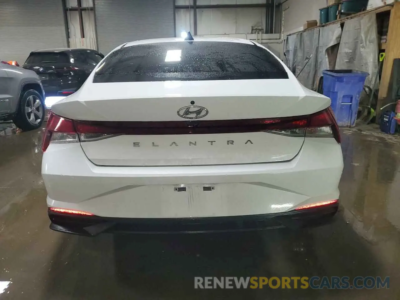 6 fotografías del automóvil dañado 5NPLM4AG3MH008056 HYUNDAI ELANTRA 2021