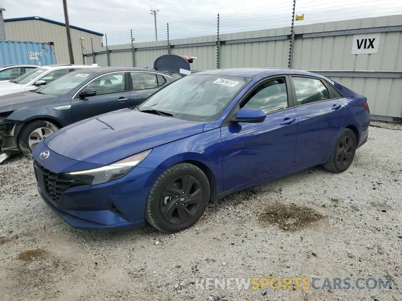 1 fotografías del automóvil dañado 5NPLM4AG3MH044393 HYUNDAI ELANTRA 2021