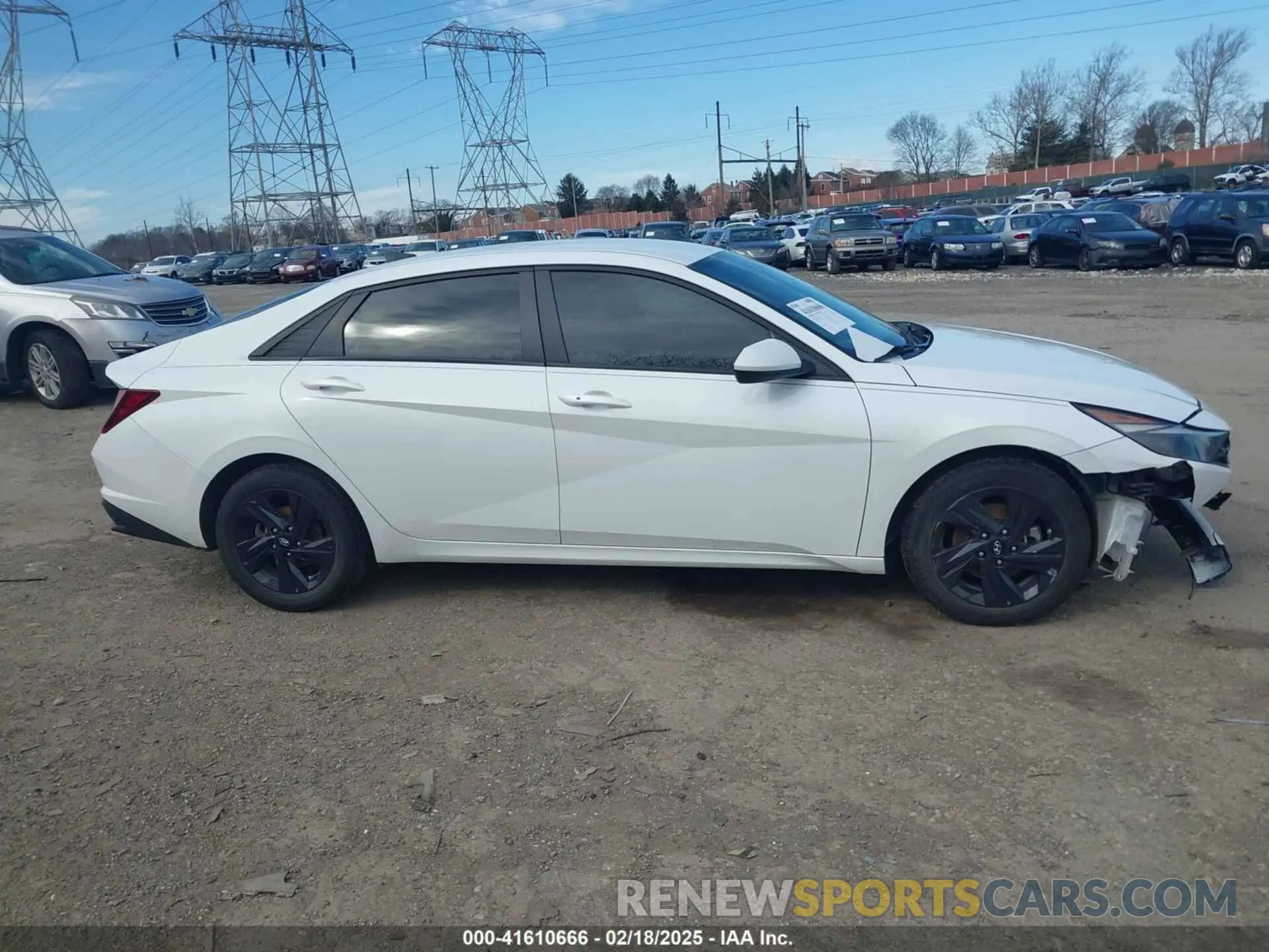 14 fotografías del automóvil dañado 5NPLM4AG4MH004808 HYUNDAI ELANTRA 2021