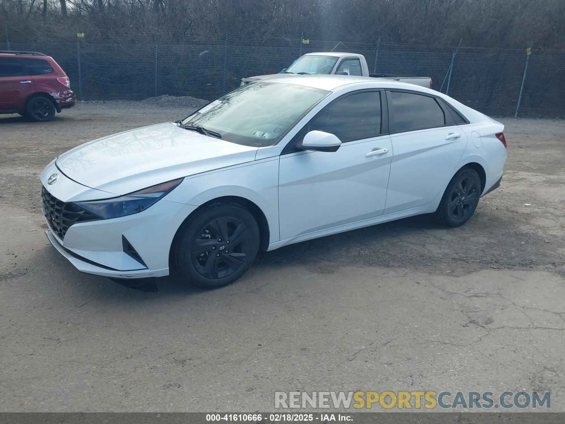 2 fotografías del automóvil dañado 5NPLM4AG4MH004808 HYUNDAI ELANTRA 2021