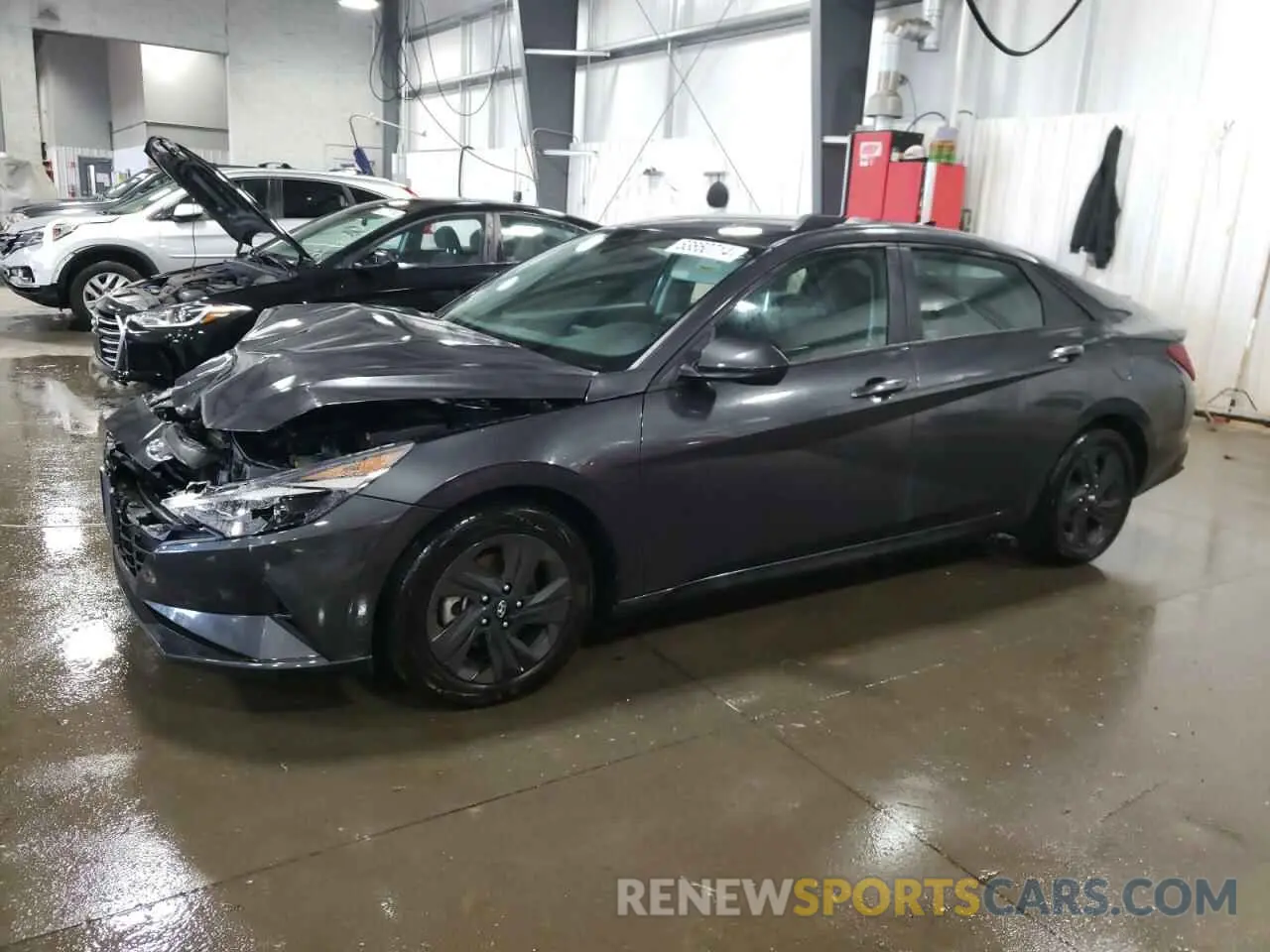 1 fotografías del automóvil dañado 5NPLM4AG4MH008079 HYUNDAI ELANTRA 2021