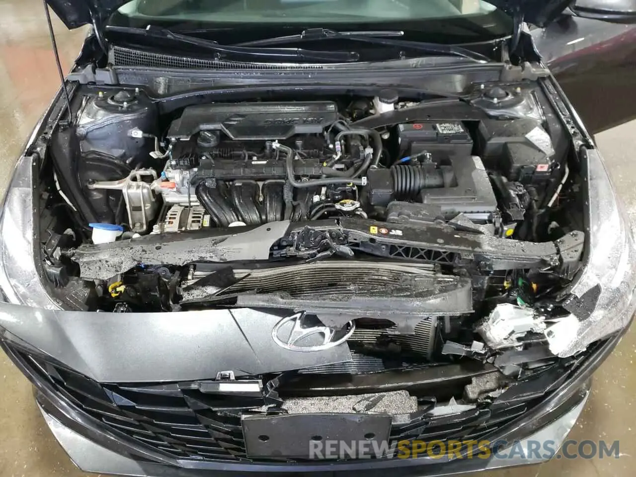 11 fotografías del automóvil dañado 5NPLM4AG4MH008079 HYUNDAI ELANTRA 2021