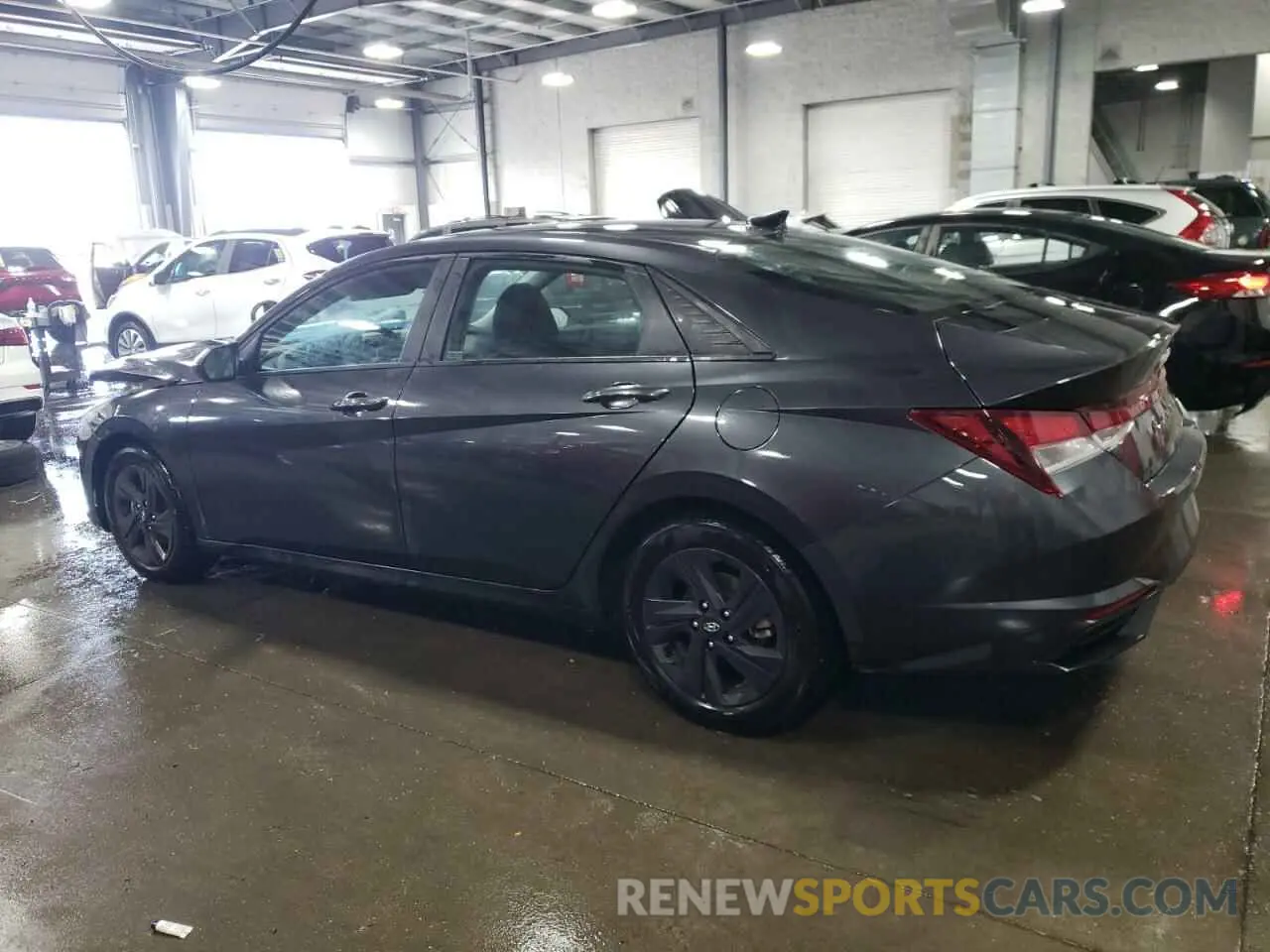 2 fotografías del automóvil dañado 5NPLM4AG4MH008079 HYUNDAI ELANTRA 2021