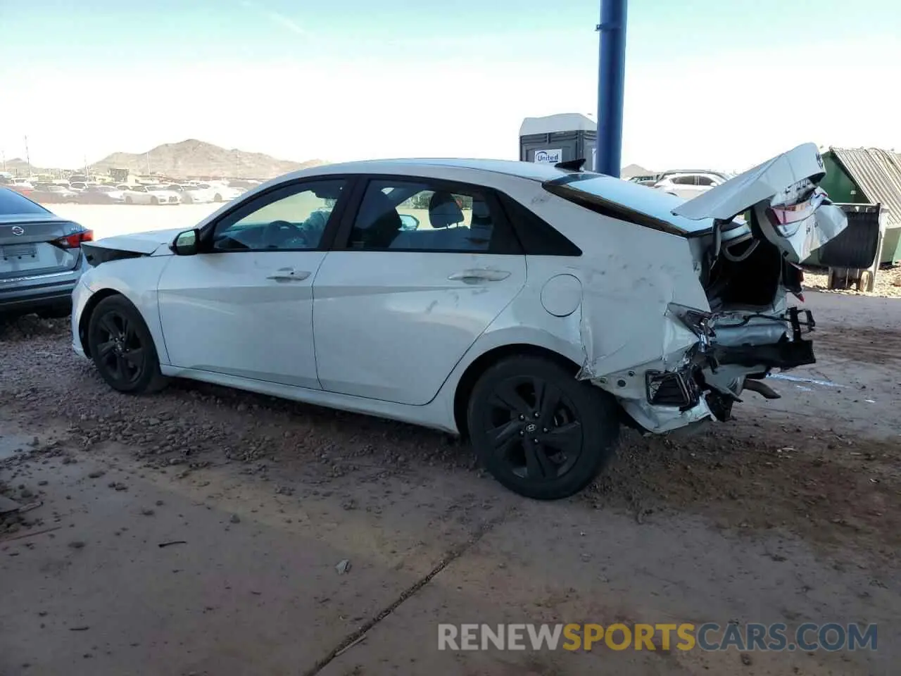 2 fotografías del automóvil dañado 5NPLM4AG4MH022595 HYUNDAI ELANTRA 2021