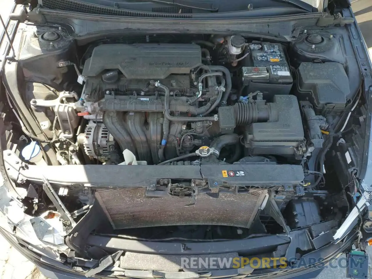 11 fotografías del automóvil dañado 5NPLM4AG4MH026162 HYUNDAI ELANTRA 2021