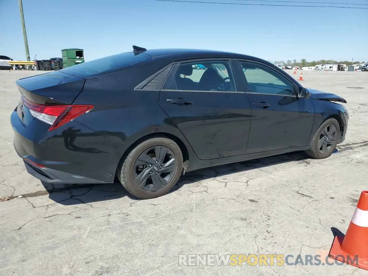 3 fotografías del automóvil dañado 5NPLM4AG4MH026162 HYUNDAI ELANTRA 2021