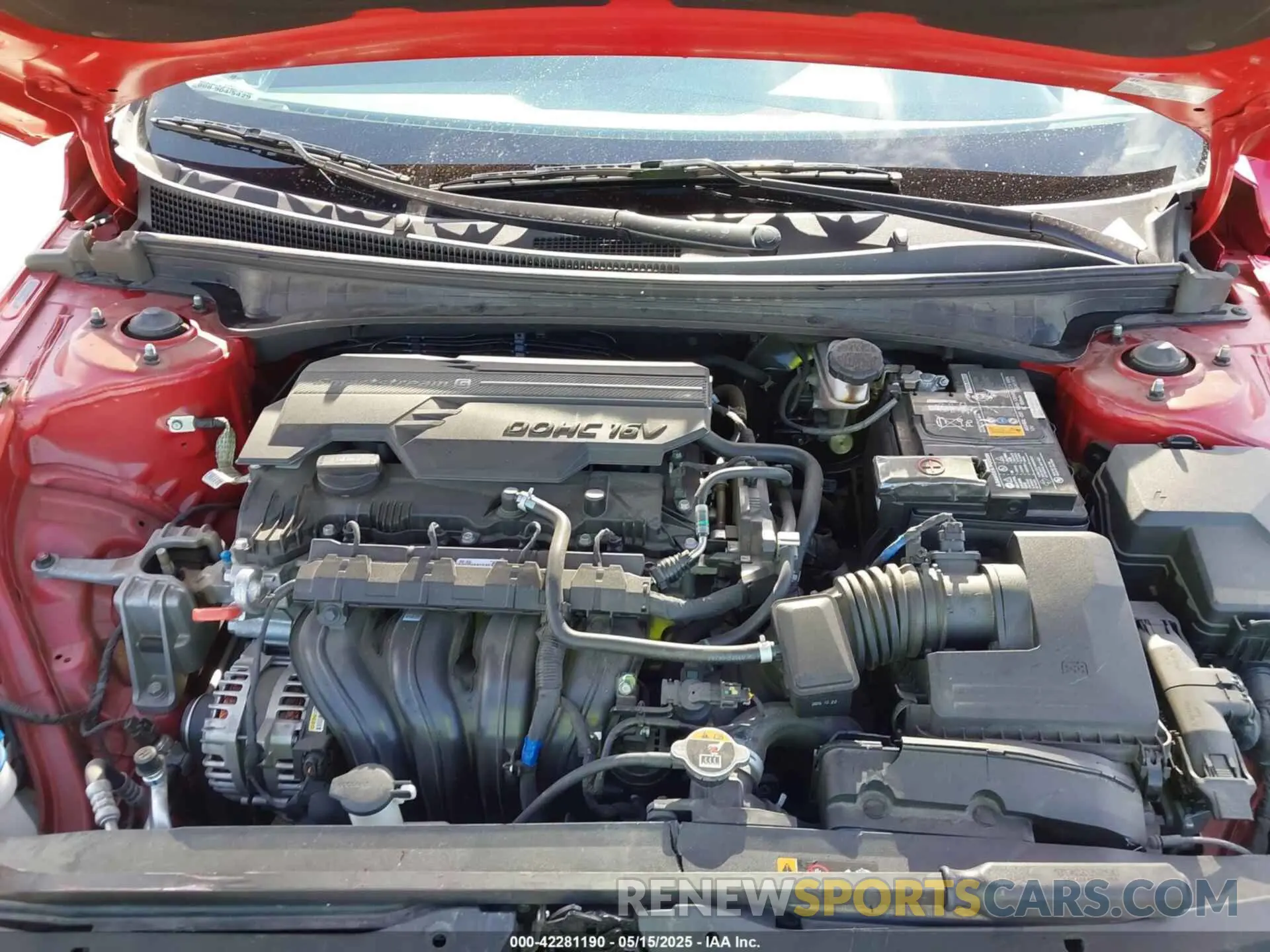 10 fotografías del automóvil dañado 5NPLM4AG4MH032849 HYUNDAI ELANTRA 2021