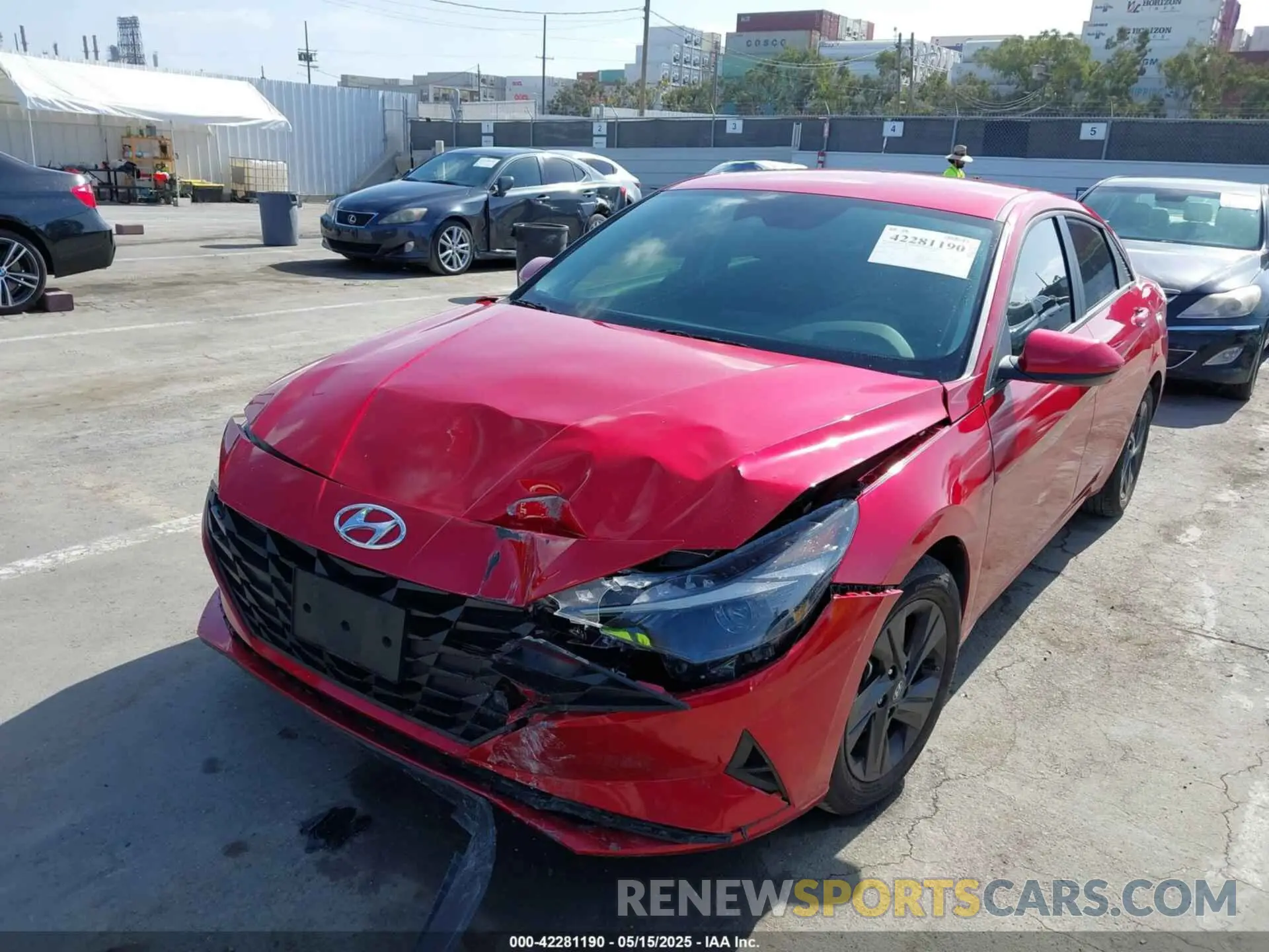 6 fotografías del automóvil dañado 5NPLM4AG4MH032849 HYUNDAI ELANTRA 2021