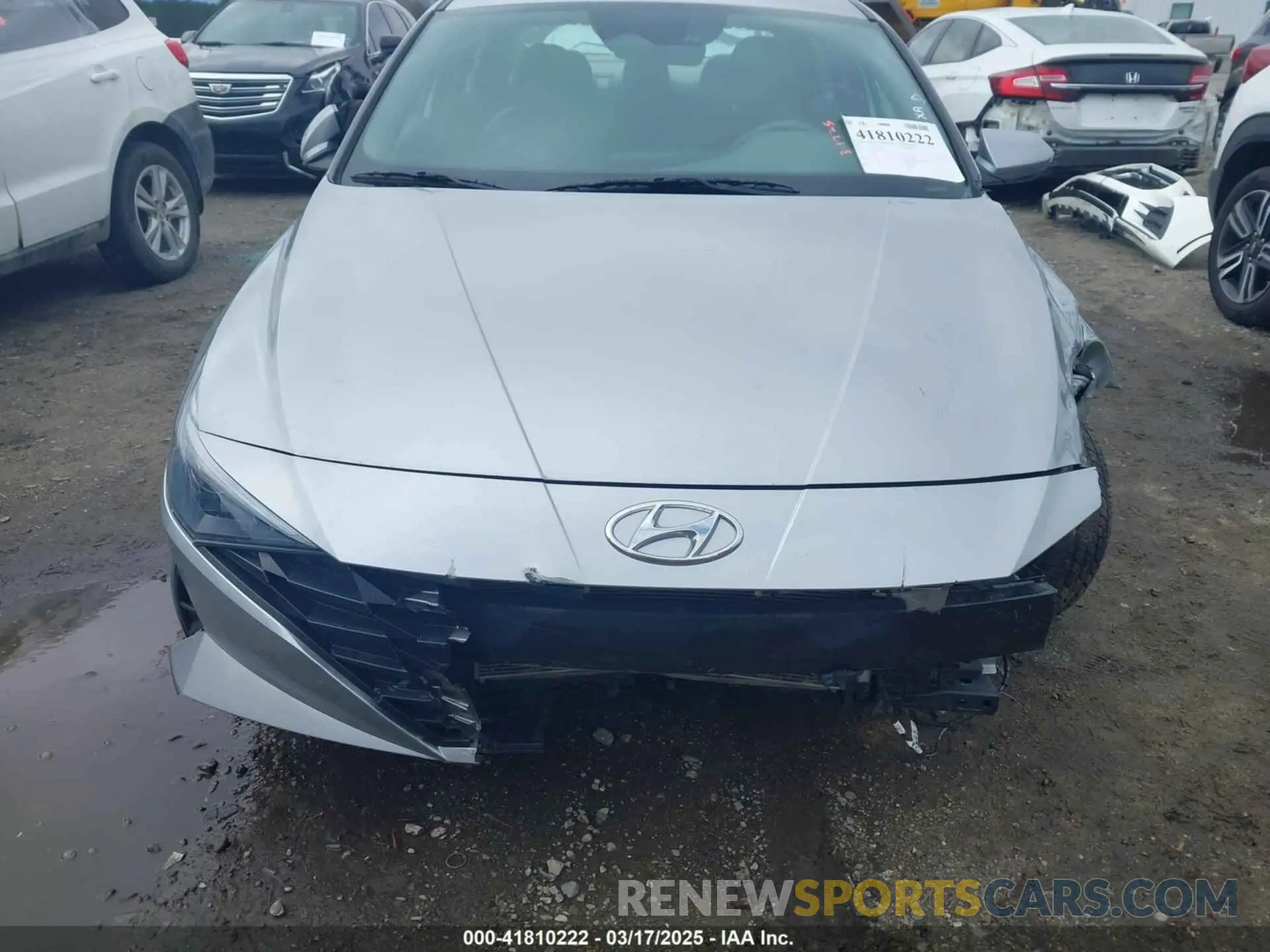 13 fotografías del automóvil dañado 5NPLM4AG4MH046086 HYUNDAI ELANTRA 2021