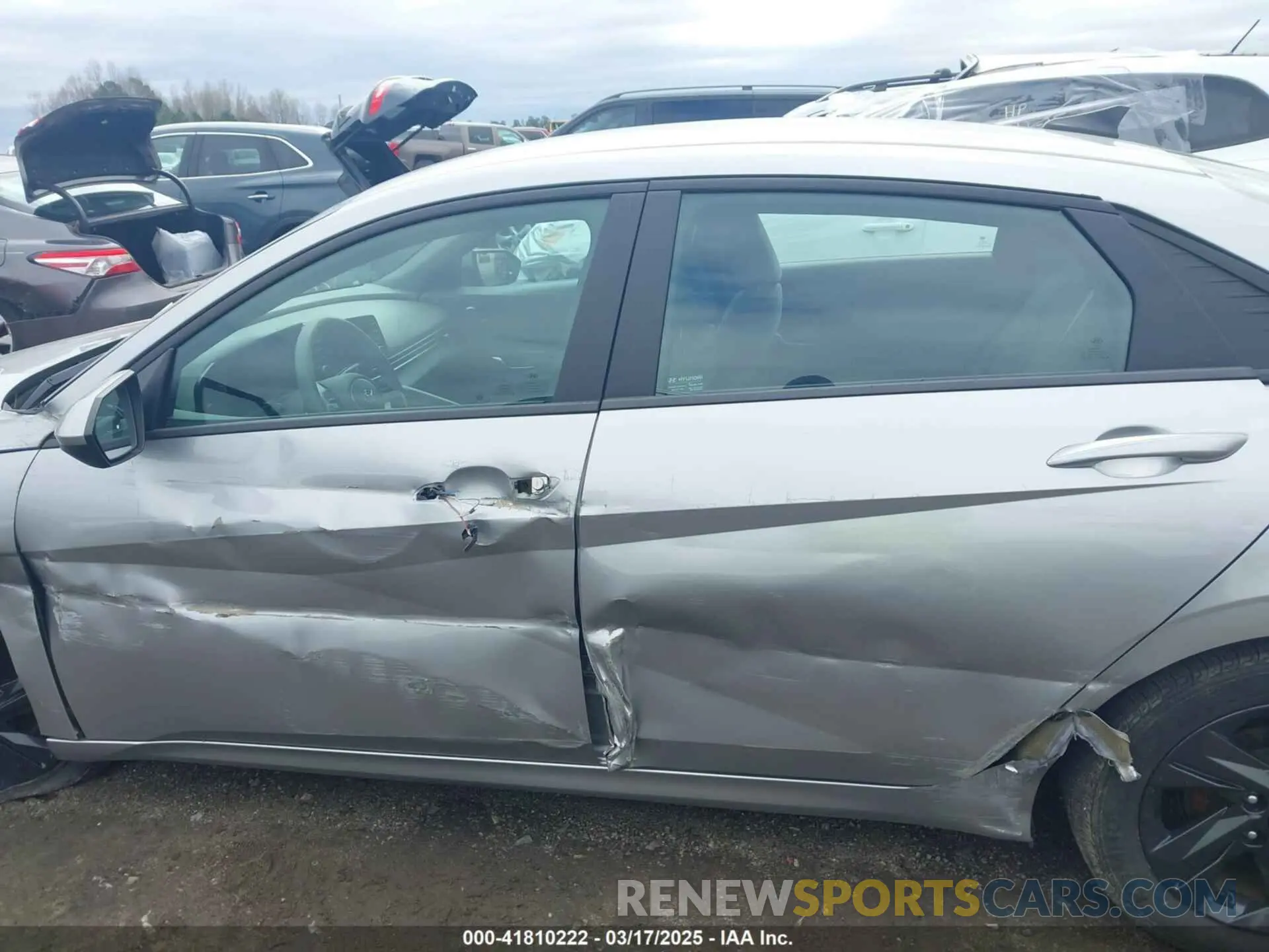 15 fotografías del automóvil dañado 5NPLM4AG4MH046086 HYUNDAI ELANTRA 2021
