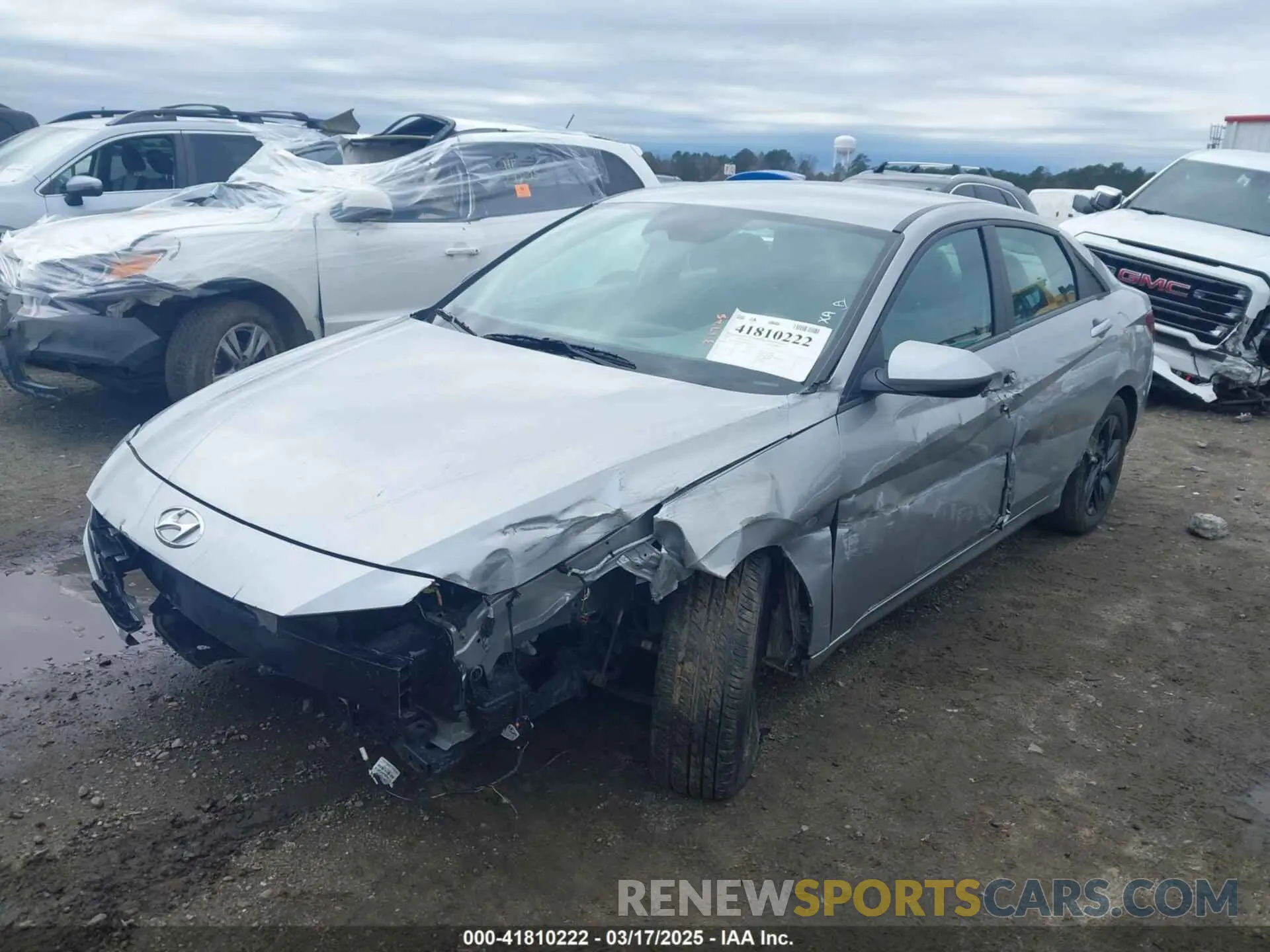 2 fotografías del automóvil dañado 5NPLM4AG4MH046086 HYUNDAI ELANTRA 2021
