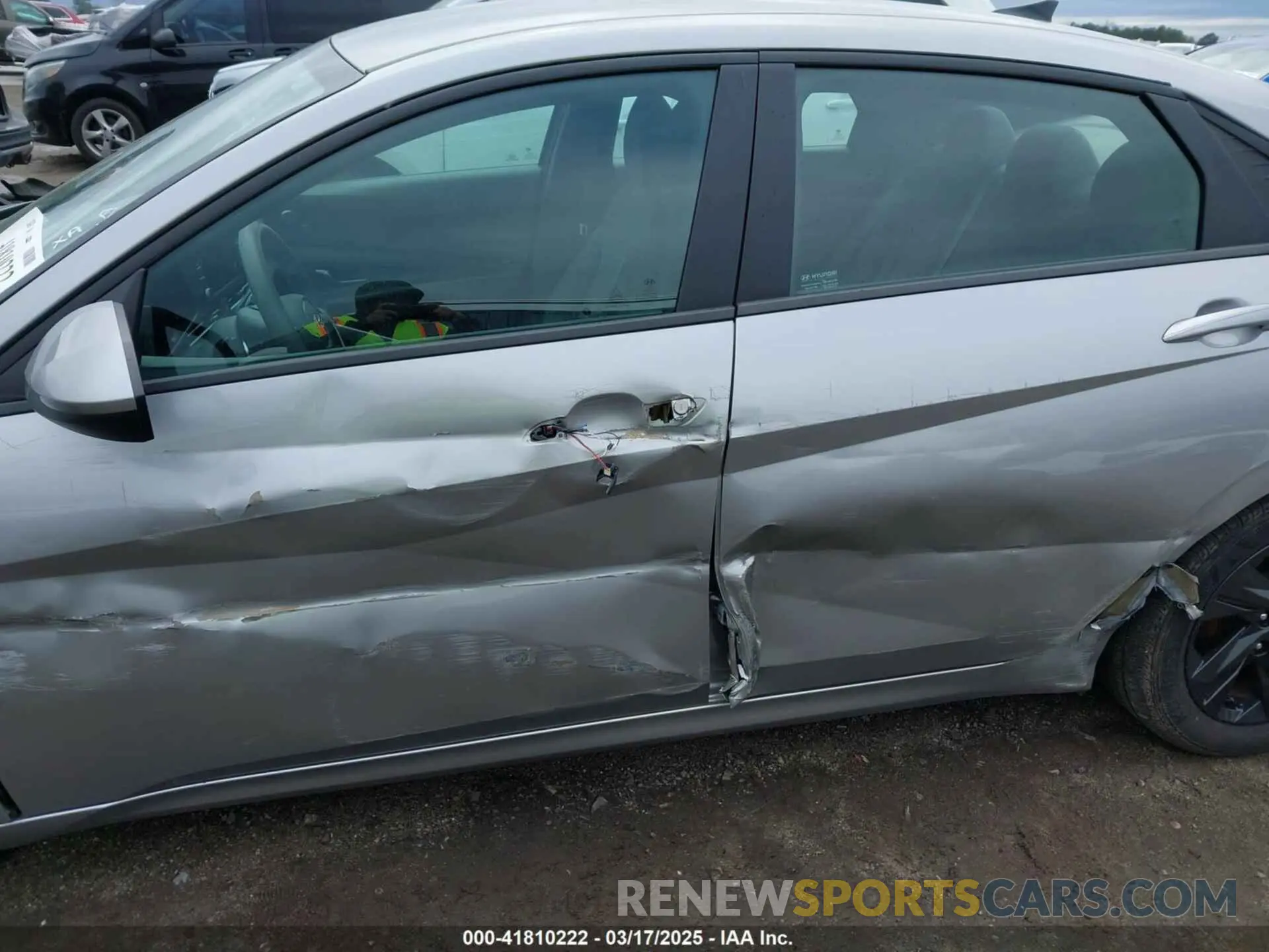 6 fotografías del automóvil dañado 5NPLM4AG4MH046086 HYUNDAI ELANTRA 2021