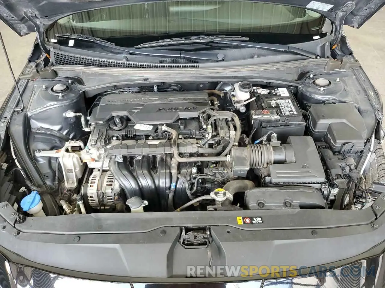 11 fotografías del automóvil dañado 5NPLM4AG4MH052339 HYUNDAI ELANTRA 2021