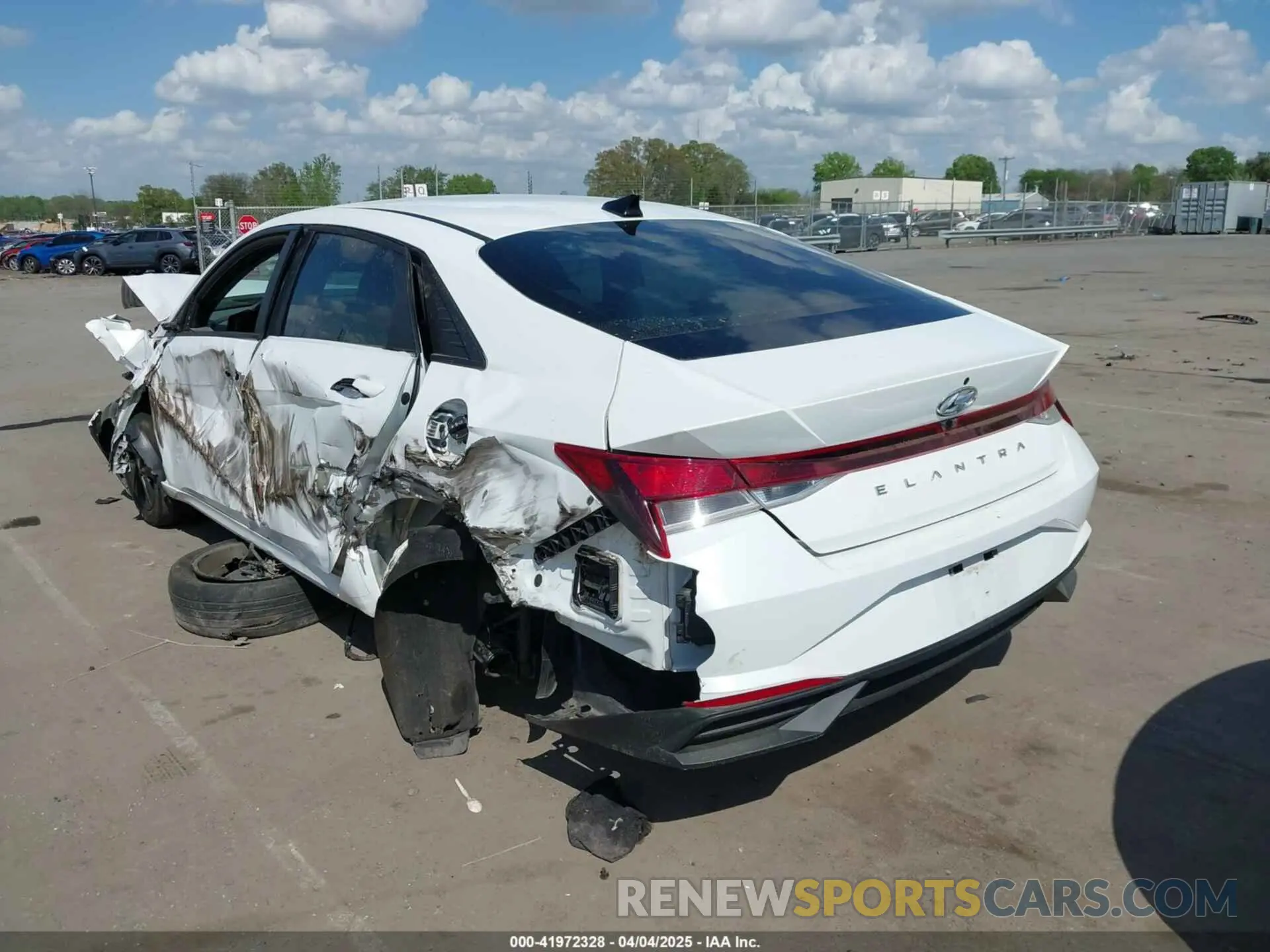 3 fotografías del automóvil dañado 5NPLM4AG5MH019642 HYUNDAI ELANTRA 2021