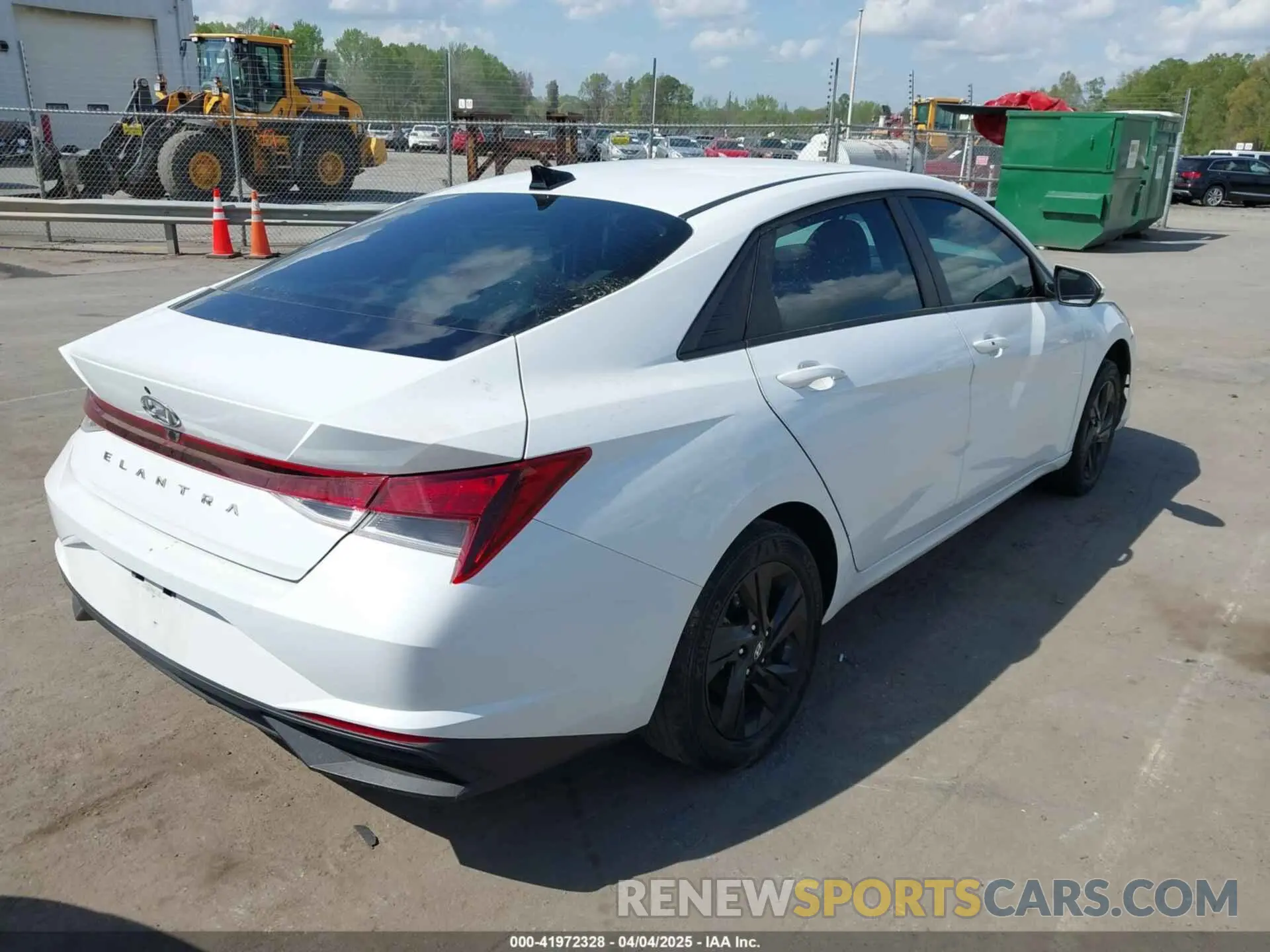 4 fotografías del automóvil dañado 5NPLM4AG5MH019642 HYUNDAI ELANTRA 2021